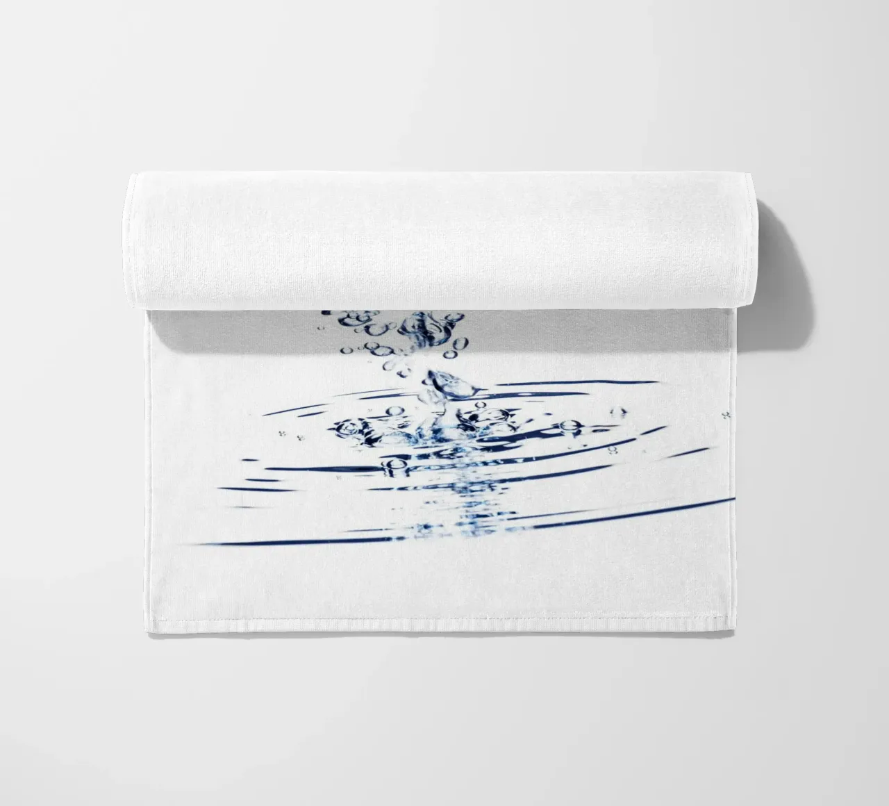 Un sasso cadde nell'acqua telo mare da Barbara Buderath Fotodesign