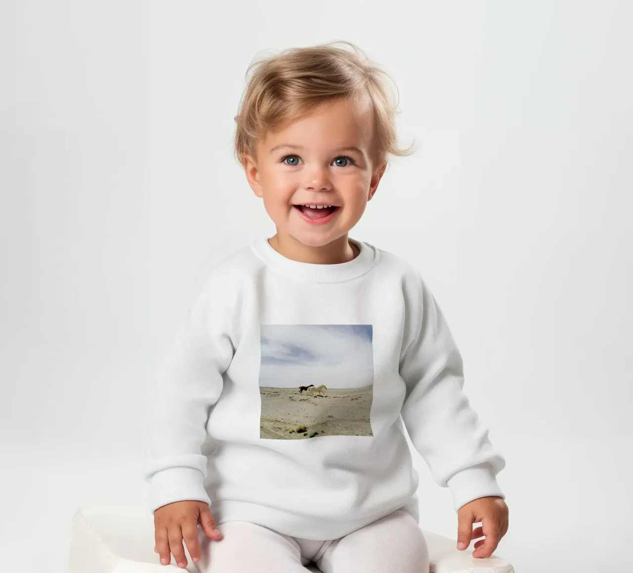 Bloomfield Horse Run felpa neonato da Kevin Russ