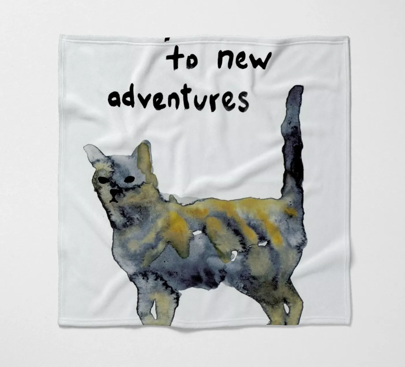 Cat Fleecedecke von Farina Kuklinski