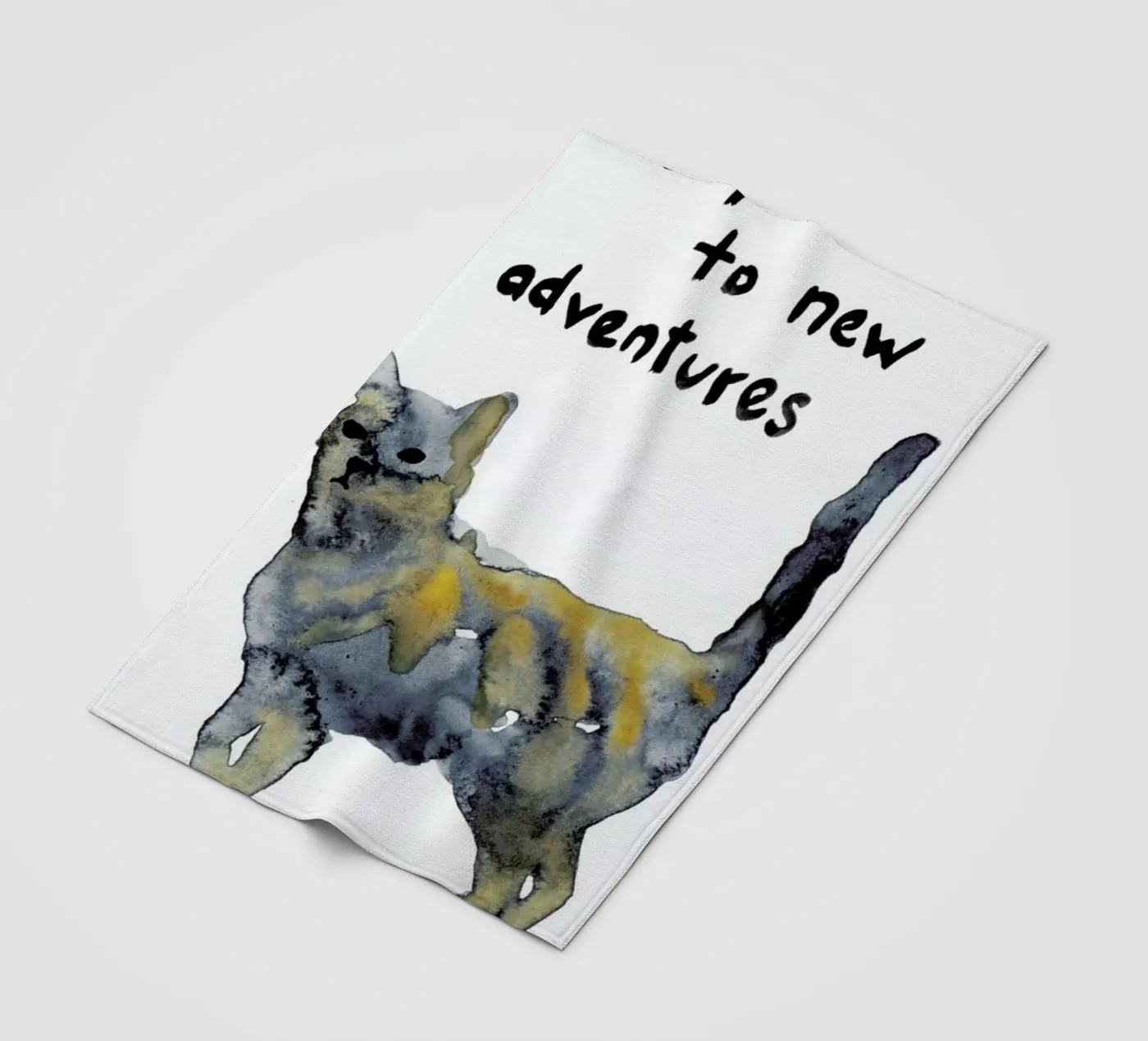 Cat Fleecedecke von Farina Kuklinski