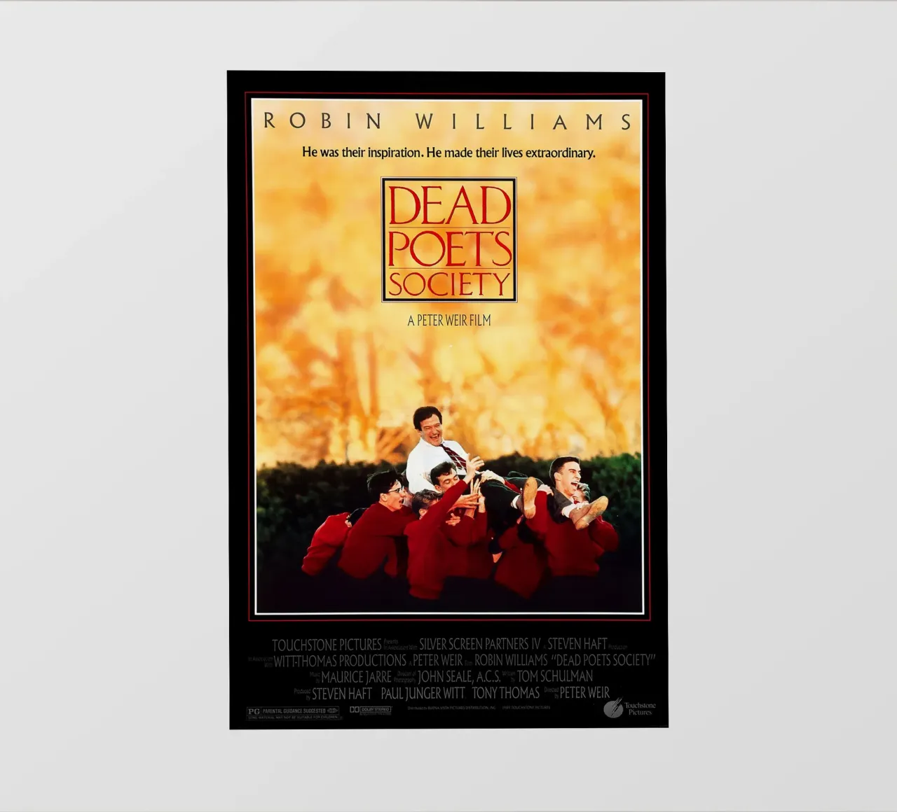Dead Poets Society / Carpe Diem! pellicola backlit da Attaboy Dsgn