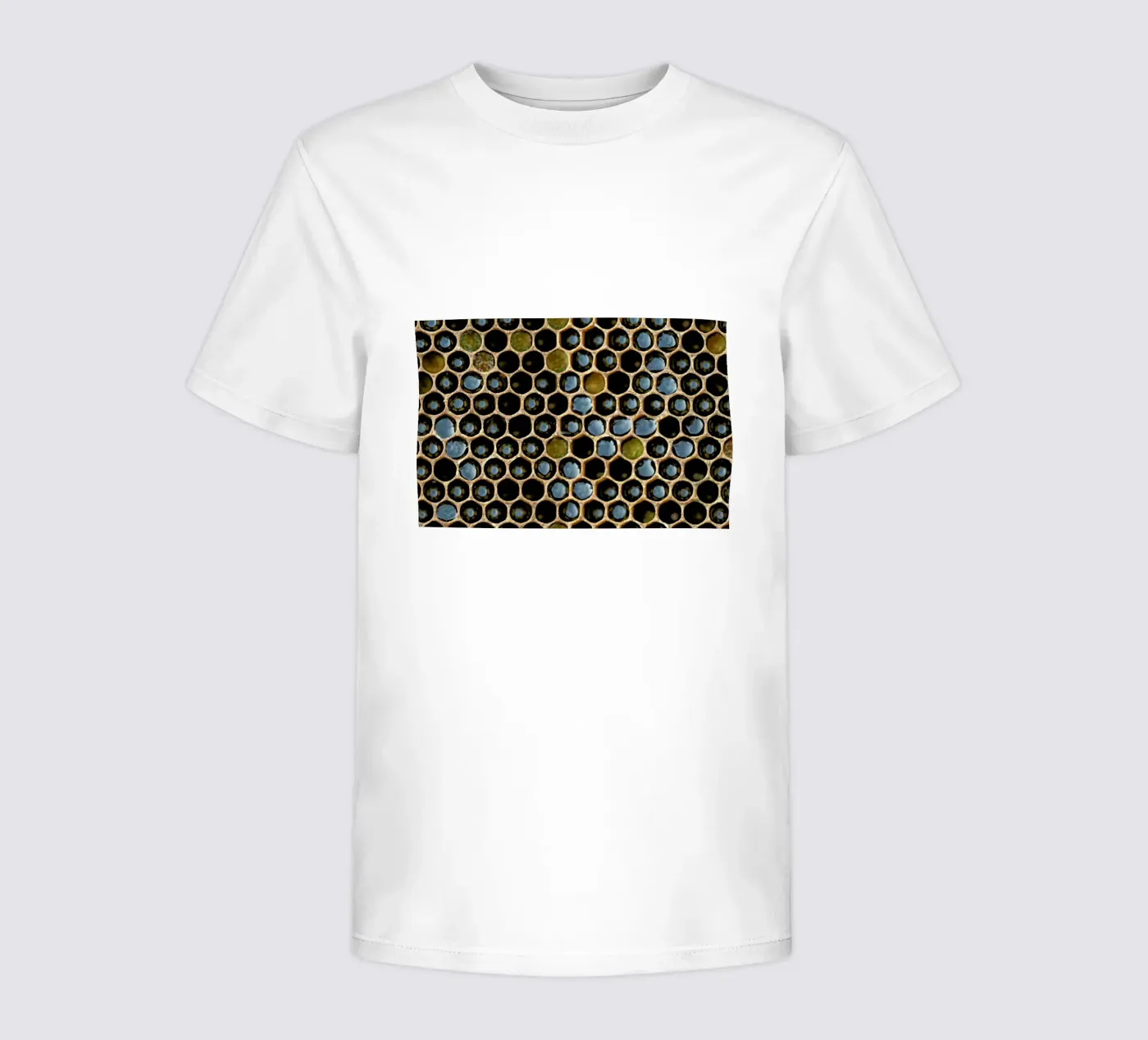 Bee Pattern kids t-shirt by Curious Collections by Marielle Leenders