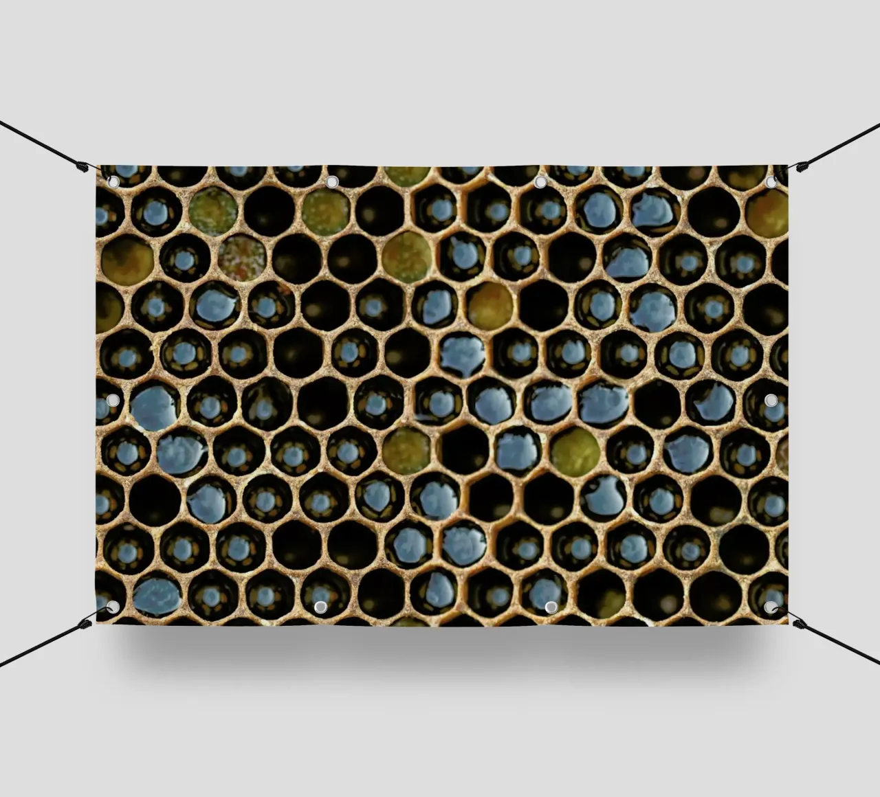 Bee Pattern telo in pvc da Curious Collections by Marielle Leenders