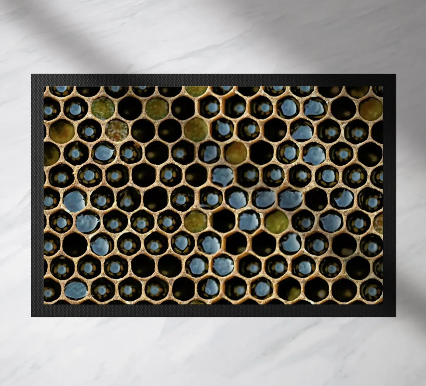 Bee Pattern doormat by Curious Collections by Marielle Leenders