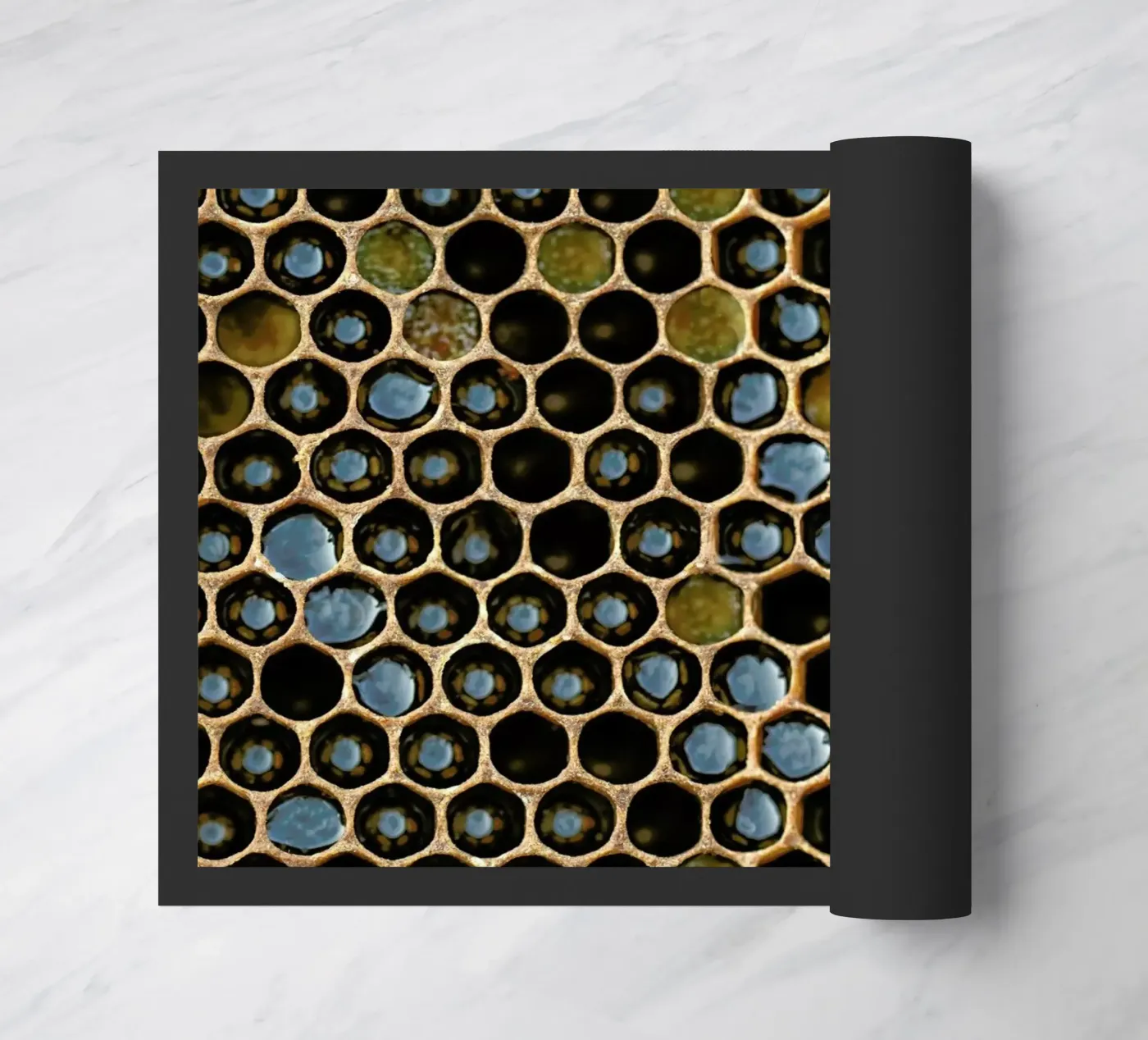 Bee Pattern doormat by Curious Collections by Marielle Leenders