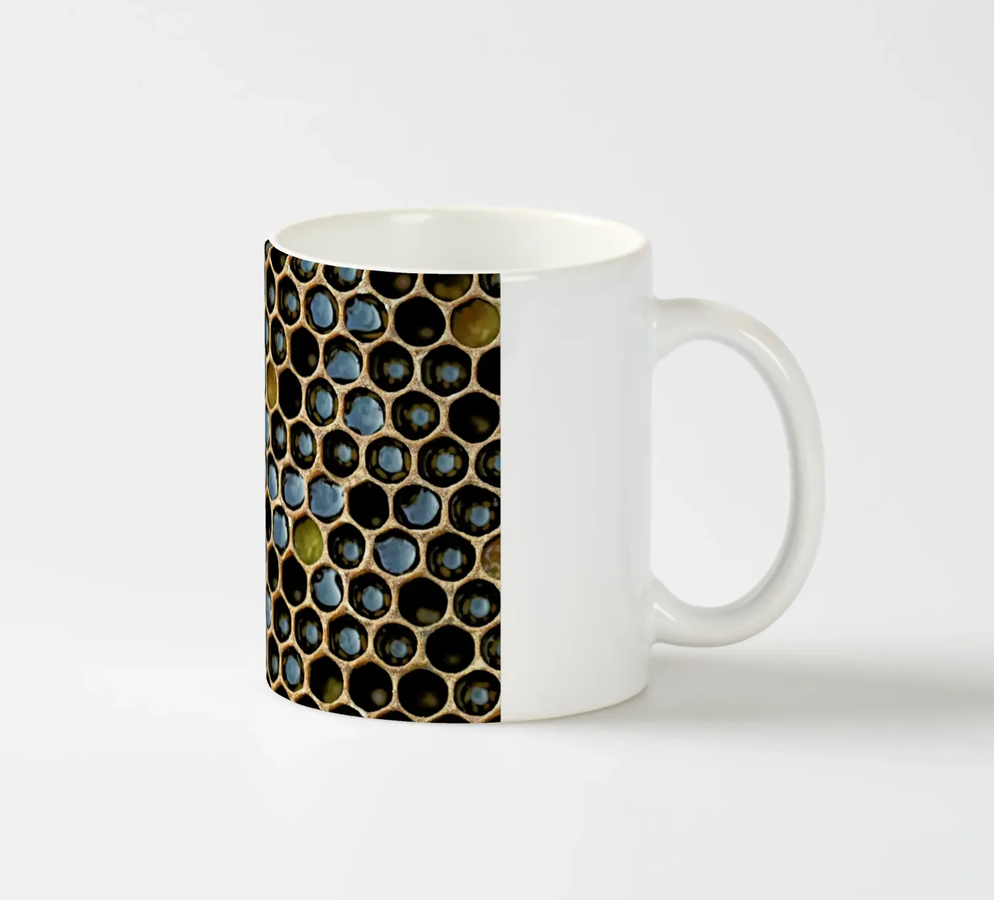 Bee Pattern ceramic mug by Curious Collections by Marielle Leenders
