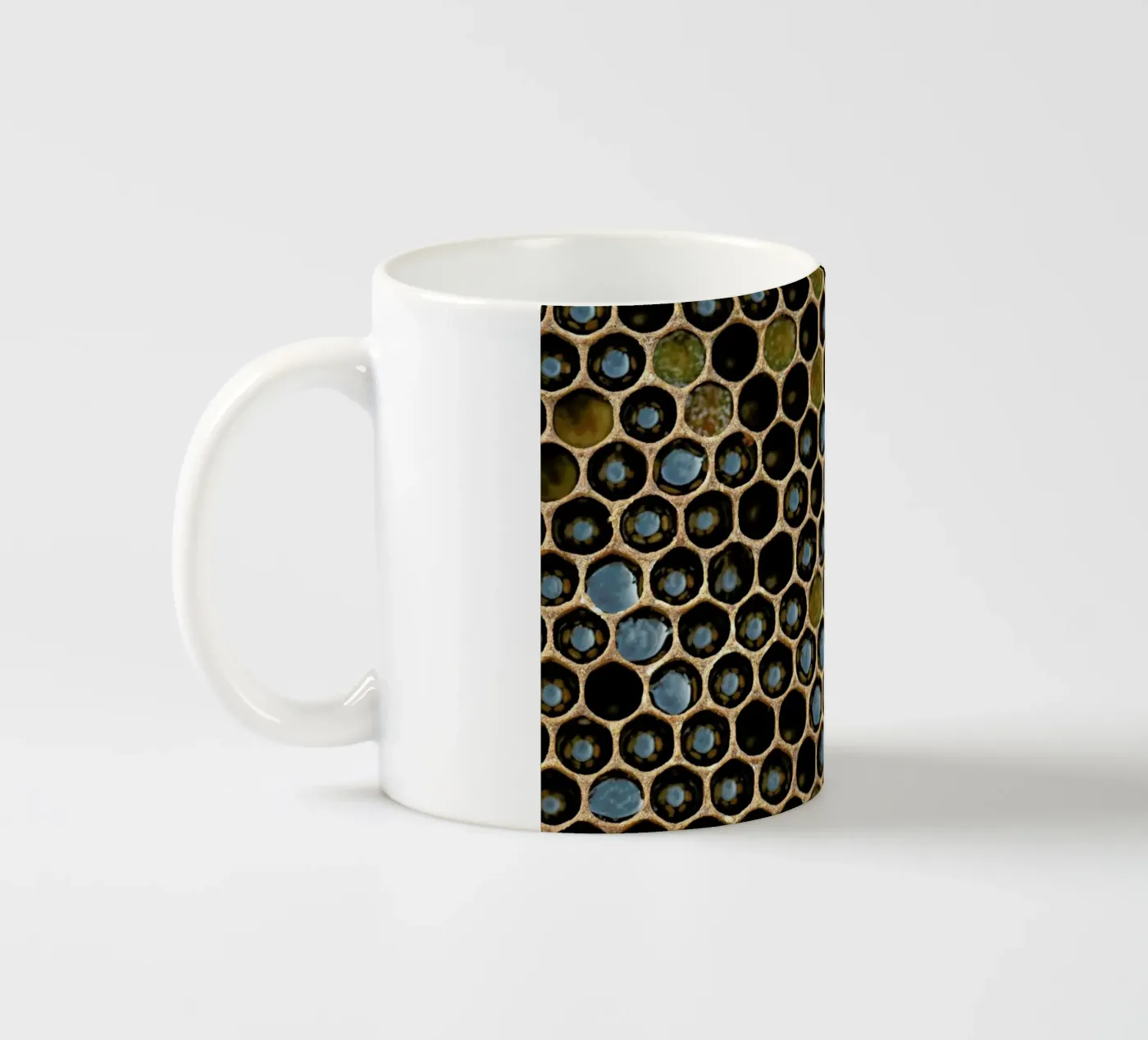 Bee Pattern ceramic mug by Curious Collections by Marielle Leenders