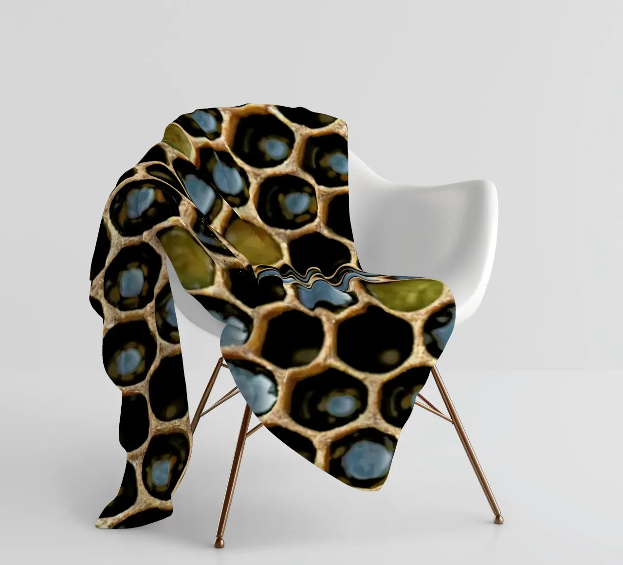 Bee Pattern fleecedeken van Curious Collections by Marielle Leenders