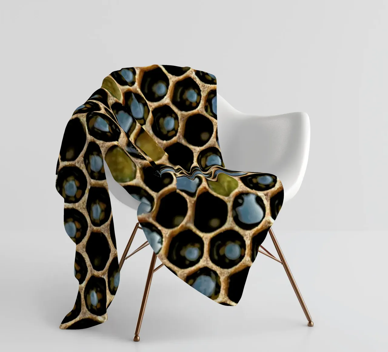 Bee Pattern fleecedeken van Curious Collections by Marielle Leenders