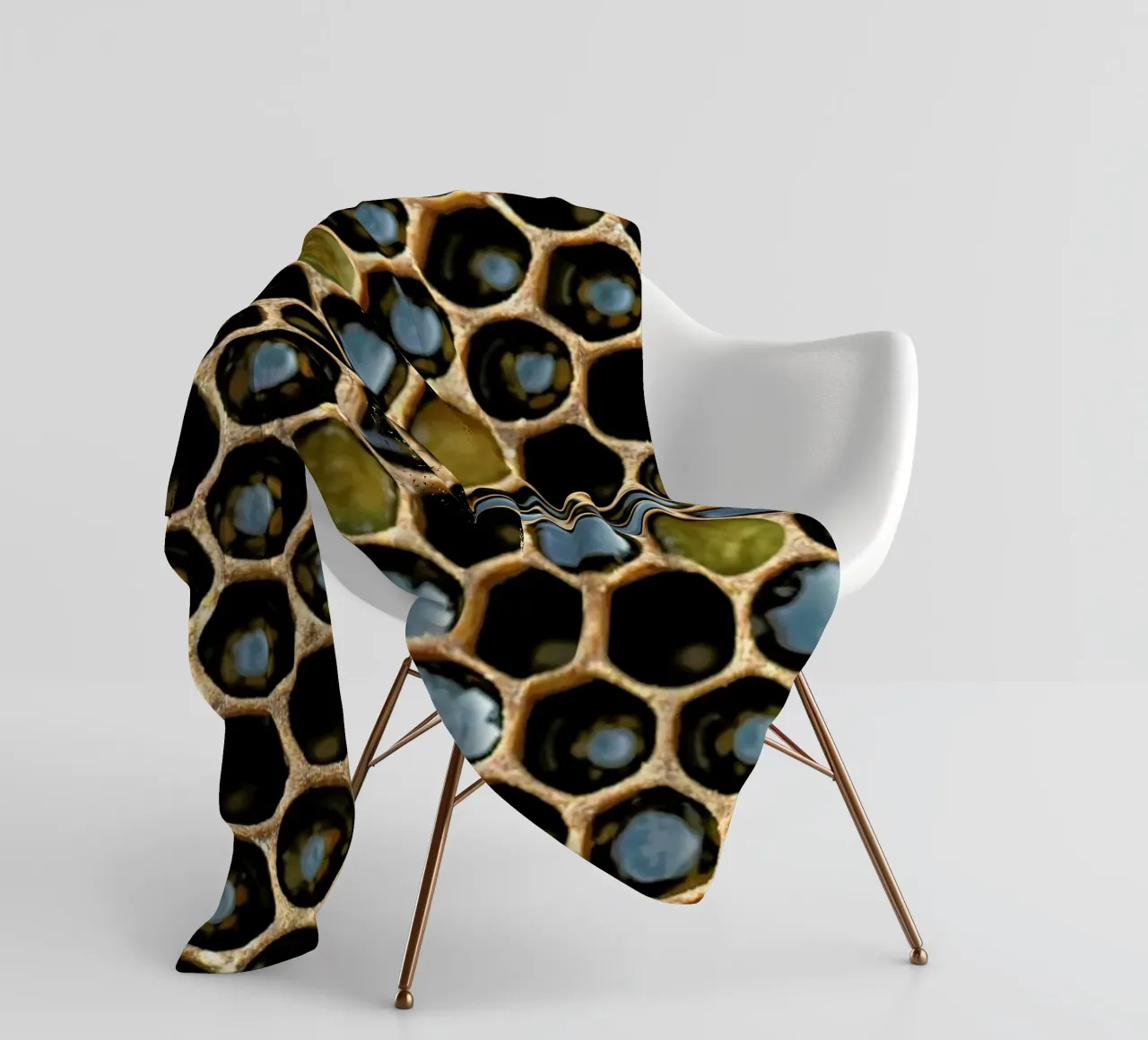 Bee Pattern fleecedeken van Curious Collections by Marielle Leenders