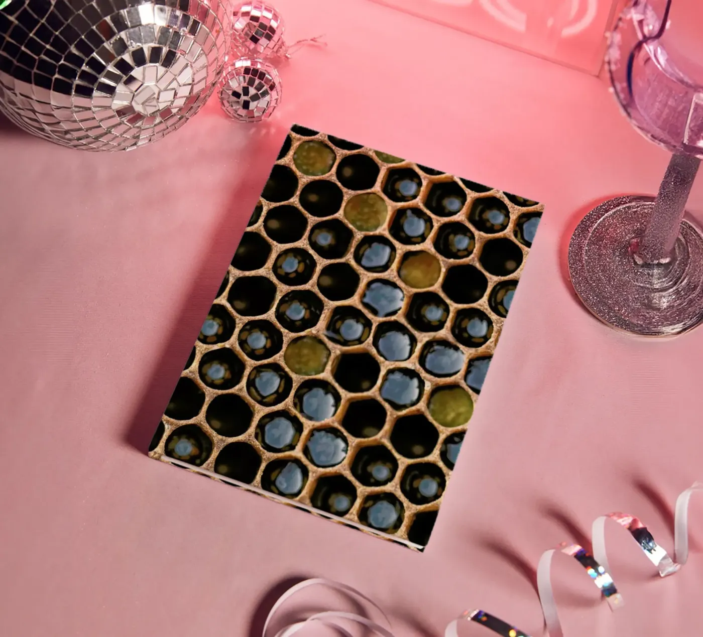 Bee Pattern notebook by Curious Collections by Marielle Leenders