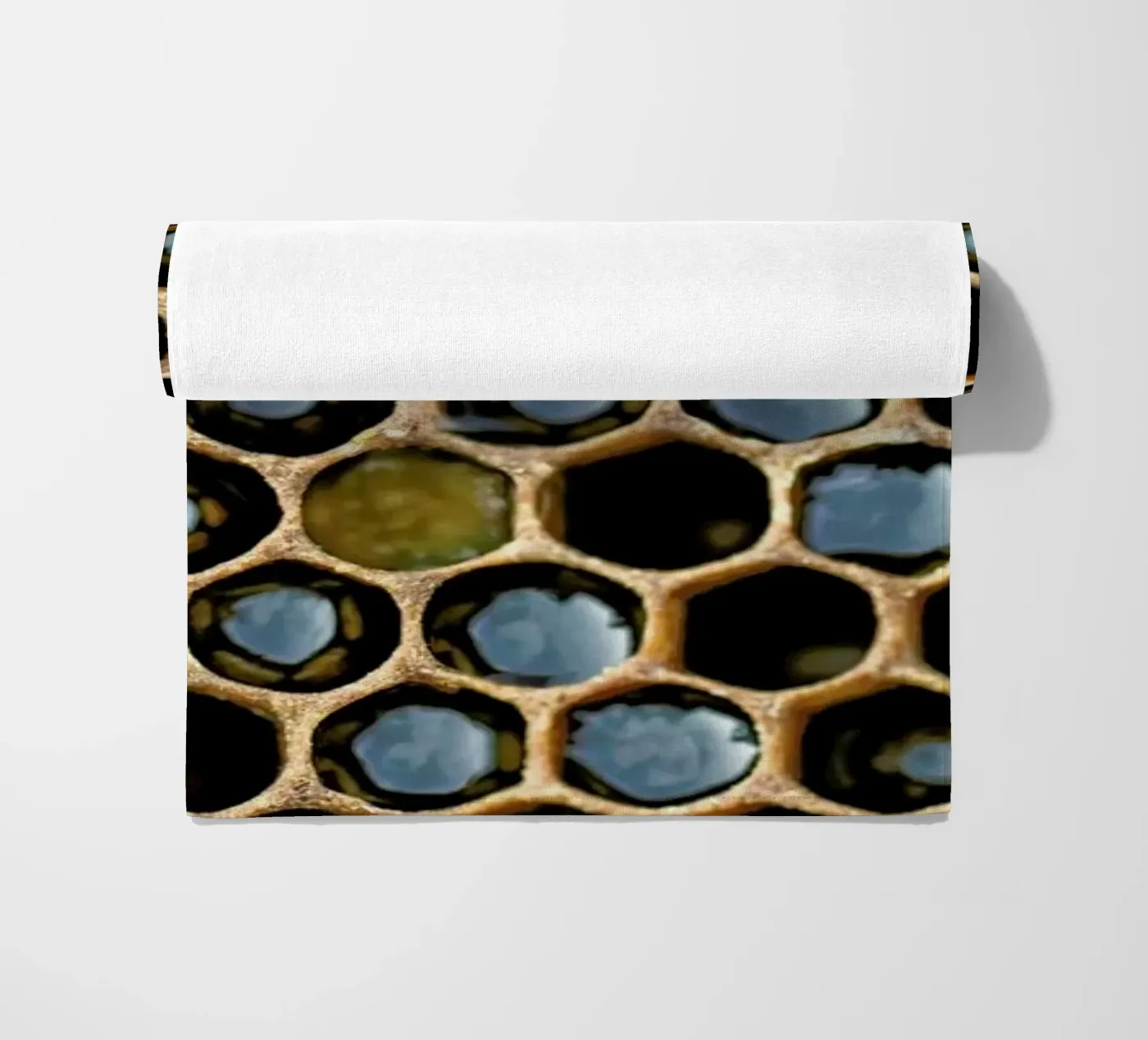 Bee Pattern beach towel by Curious Collections by Marielle Leenders