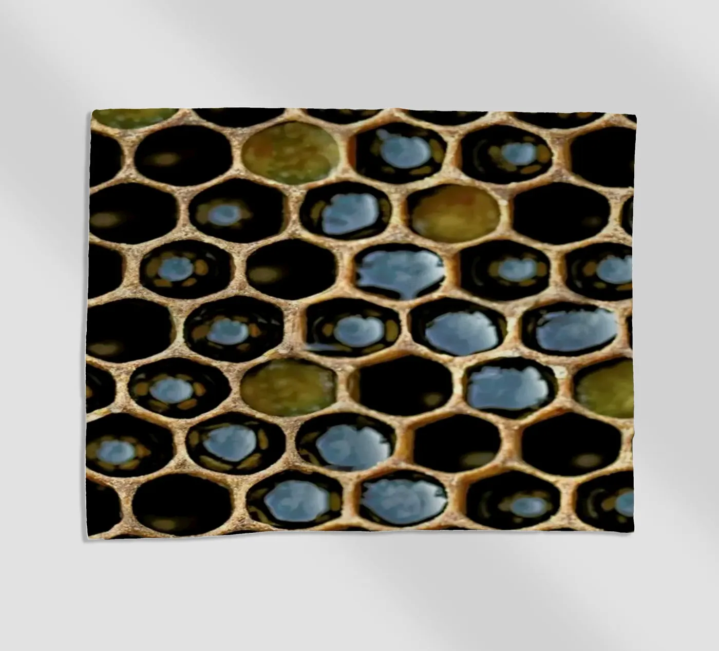 Bee Pattern beach towel by Curious Collections by Marielle Leenders