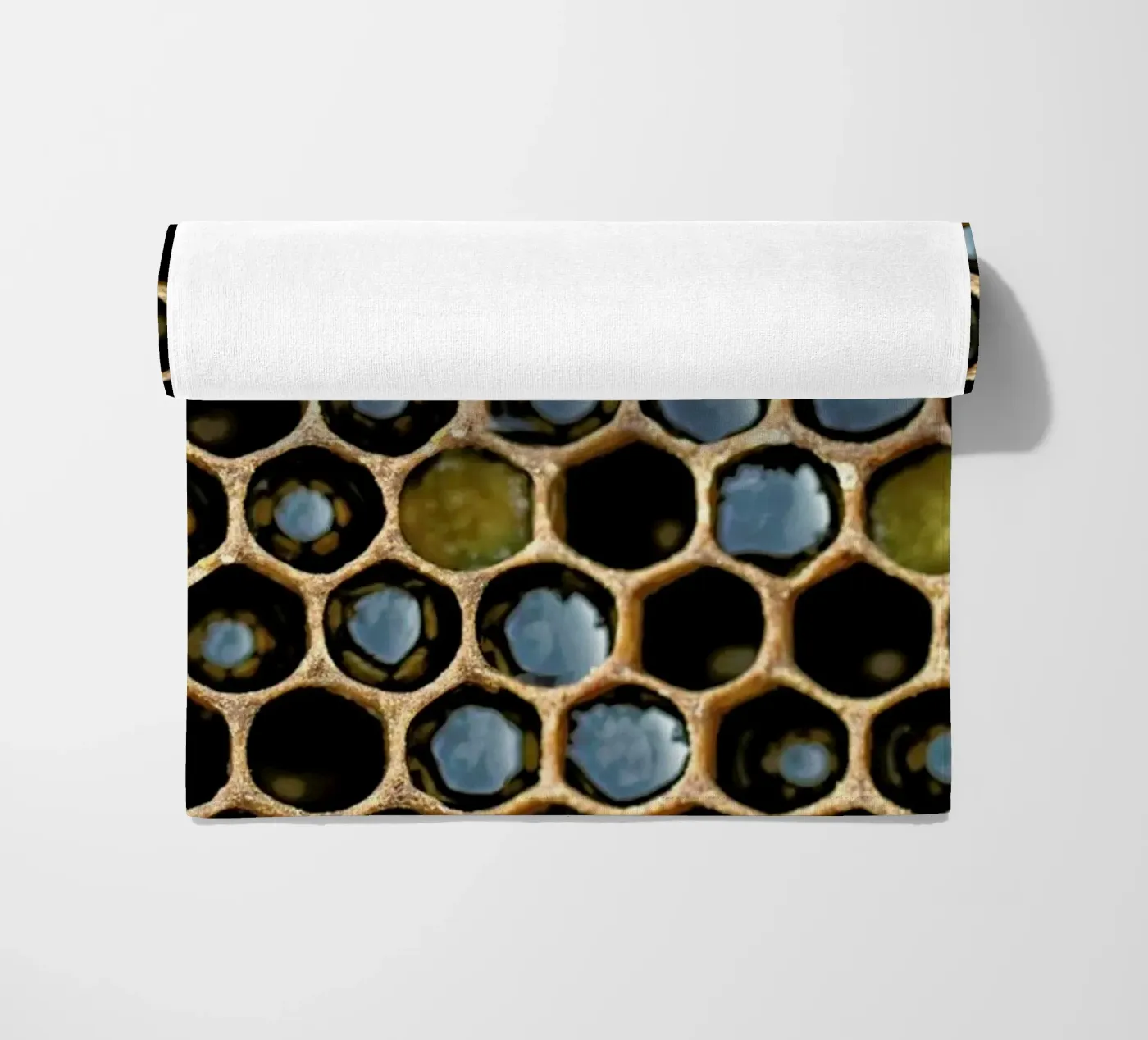 Bee Pattern beach towel by Curious Collections by Marielle Leenders