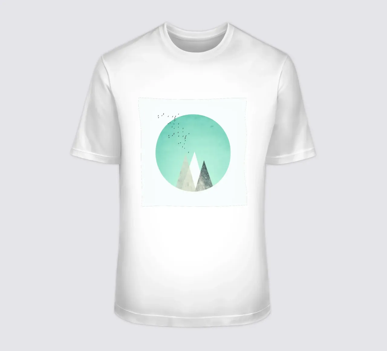 Türkis Kreis I t-shirt da Mia Nissen