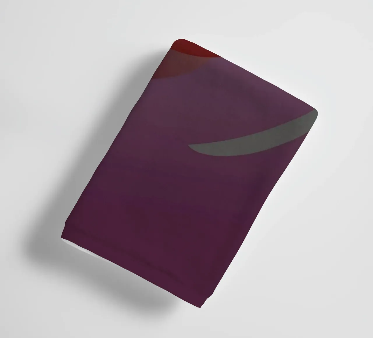 Abstract geometric pattern with purple background towel by Something for you