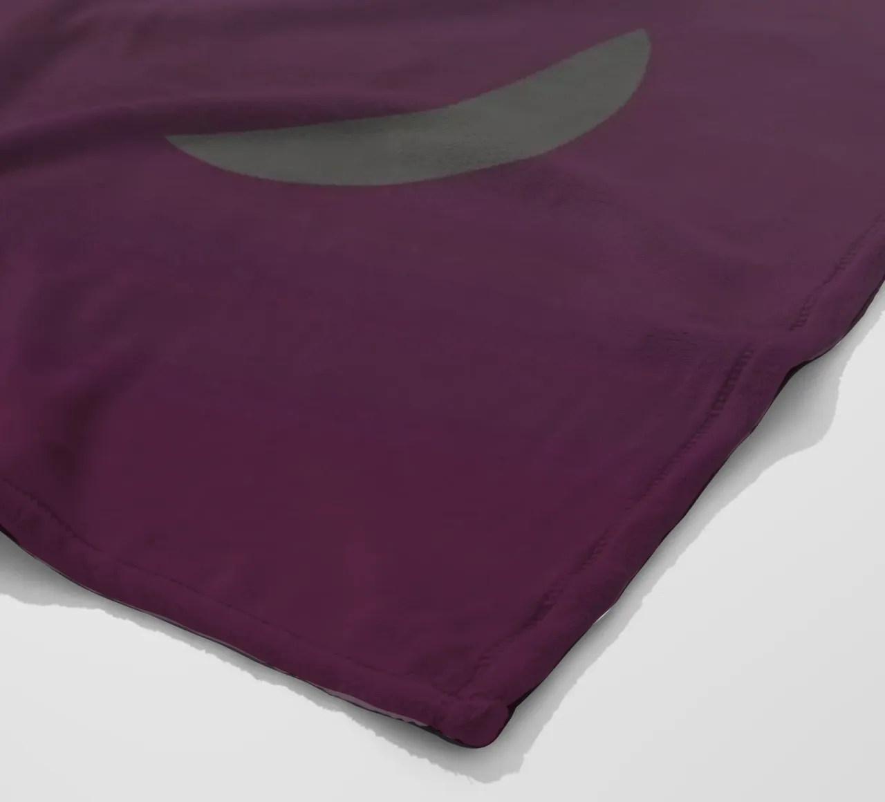 Abstract geometric pattern with purple background fleece blanket by Something for you