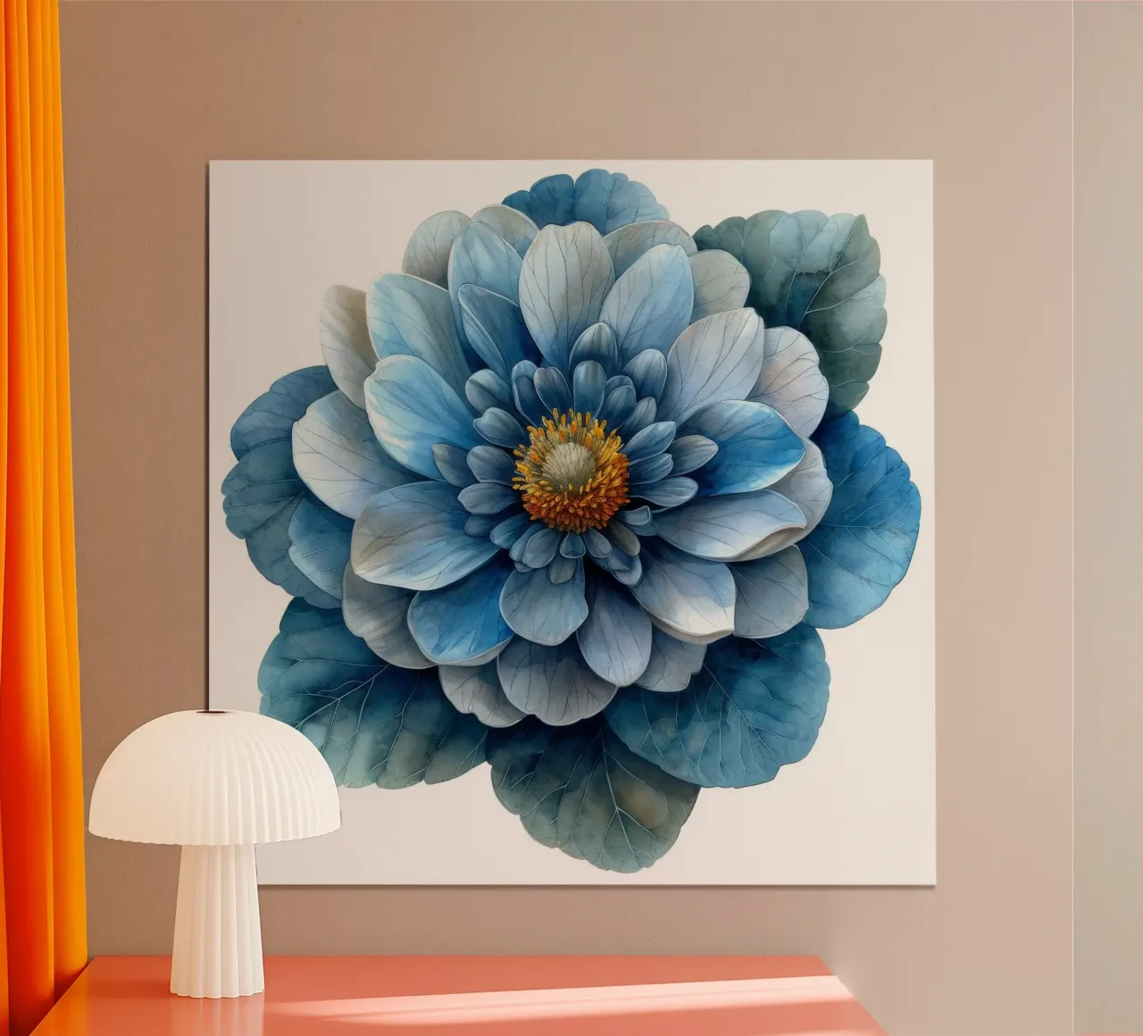 Fiore Dusty Miller 3 poster da Bold Blooms