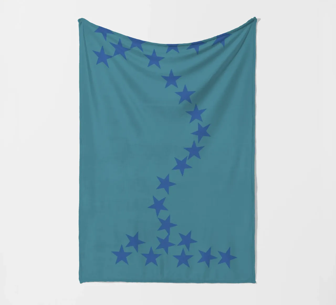 Stelle blu che cadono coperta in pile da Something for you