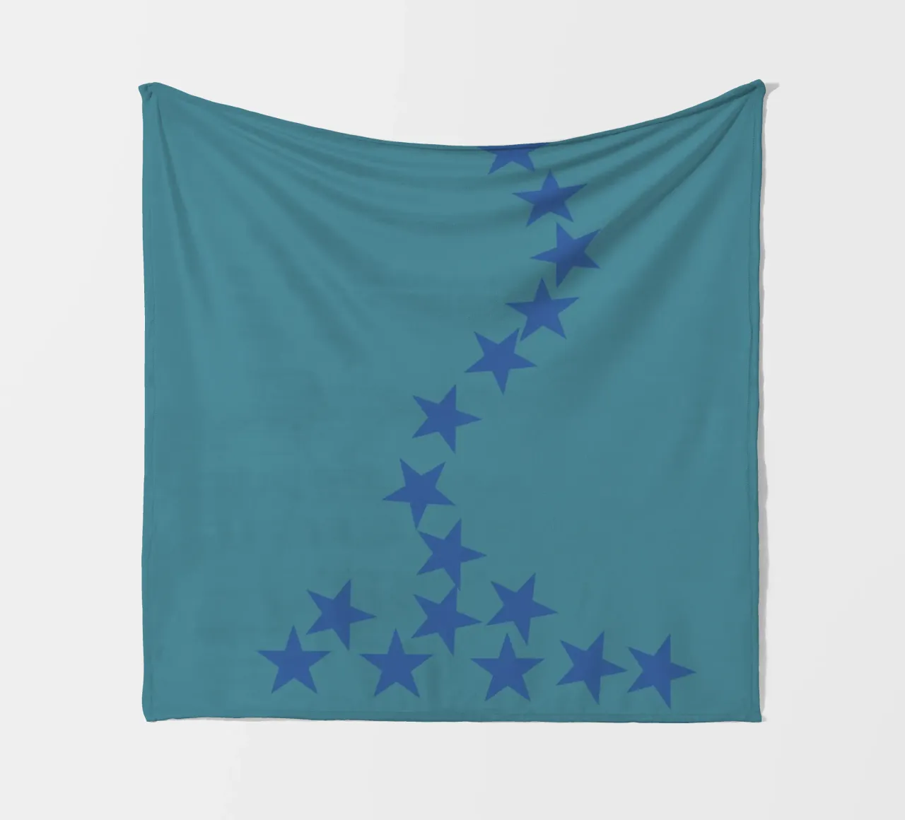 Stelle blu che cadono coperta in pile da Something for you