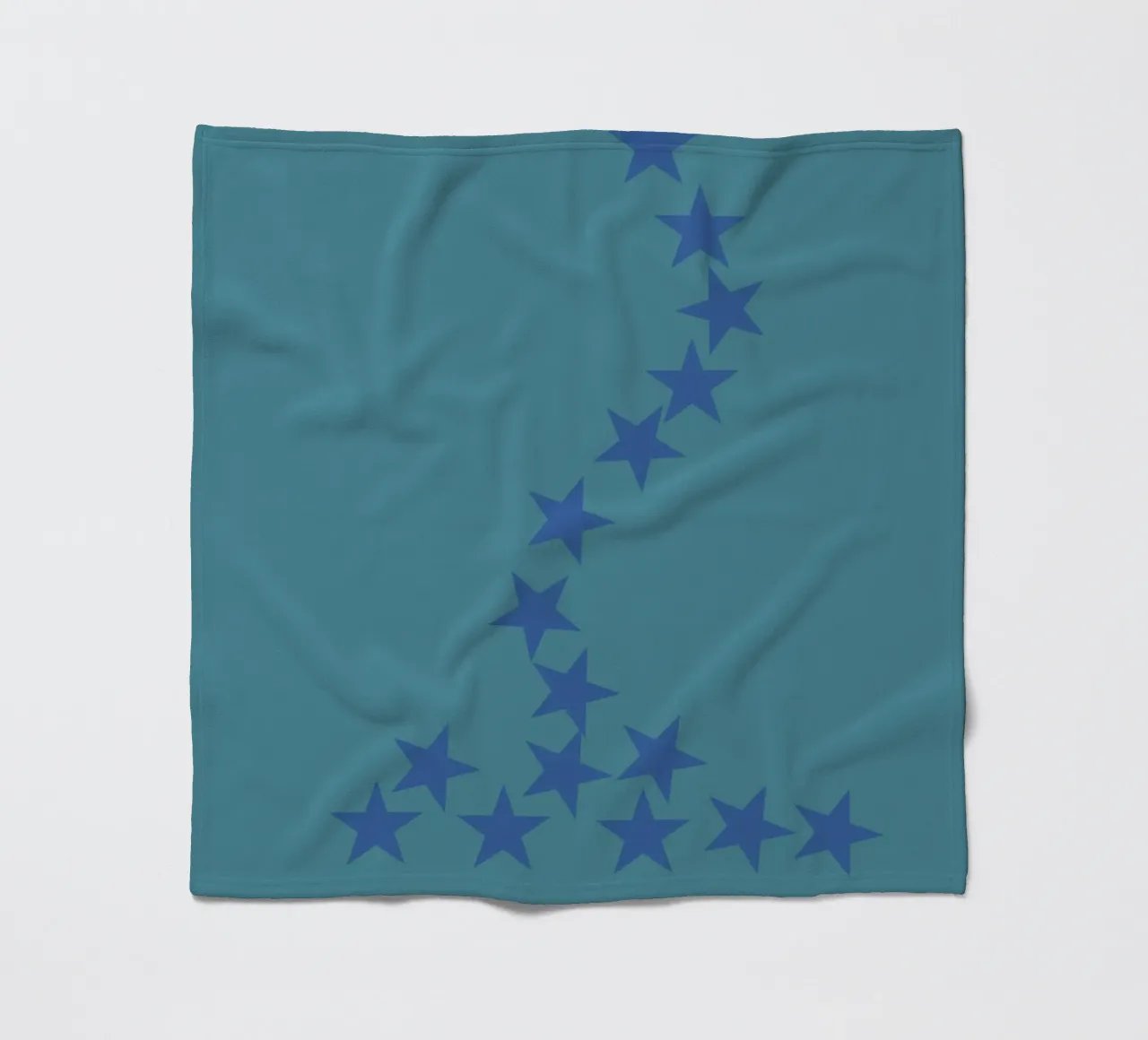 Stelle blu che cadono coperta in pile da Something for you