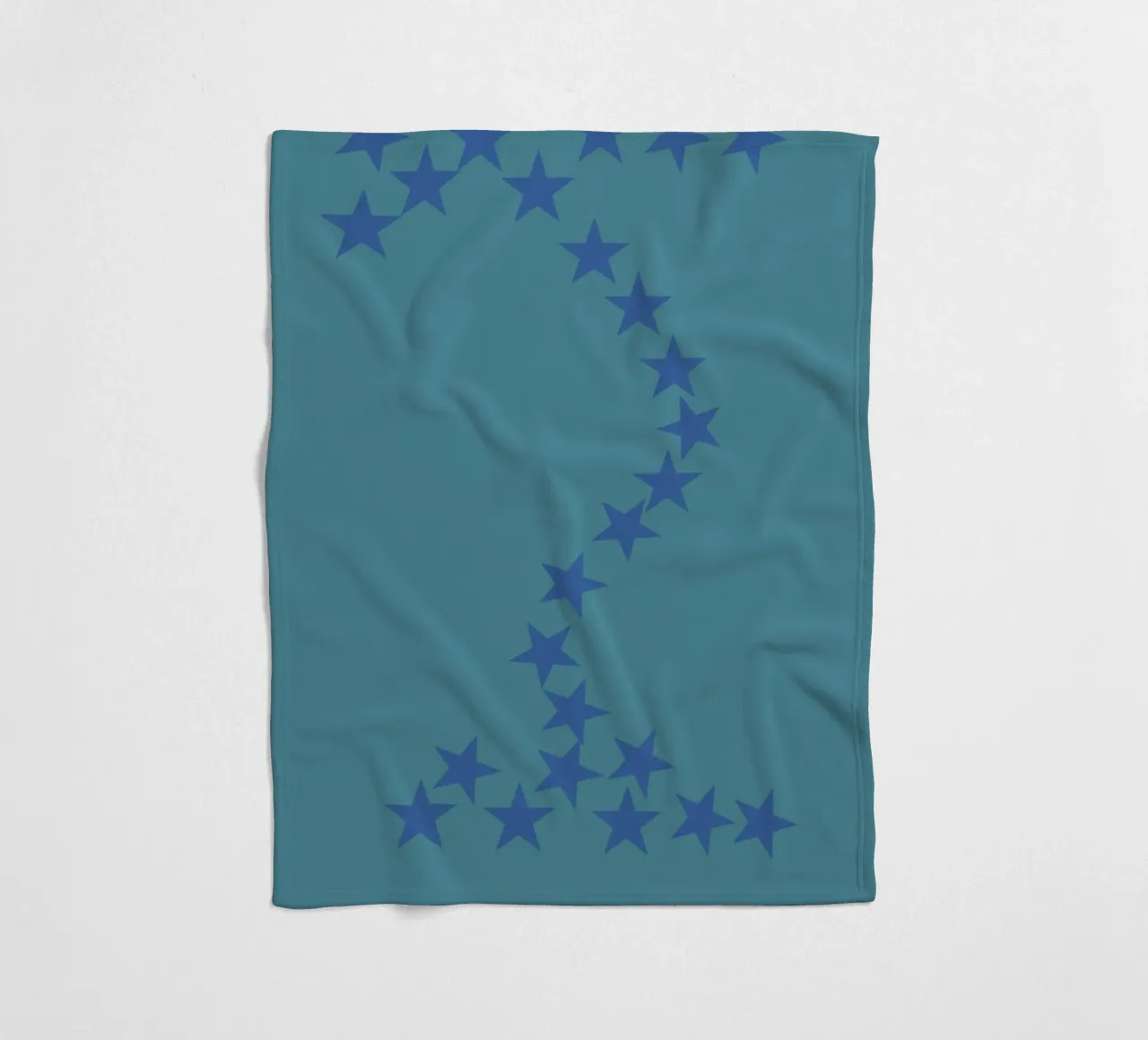 Stelle blu che cadono coperta in pile da Something for you