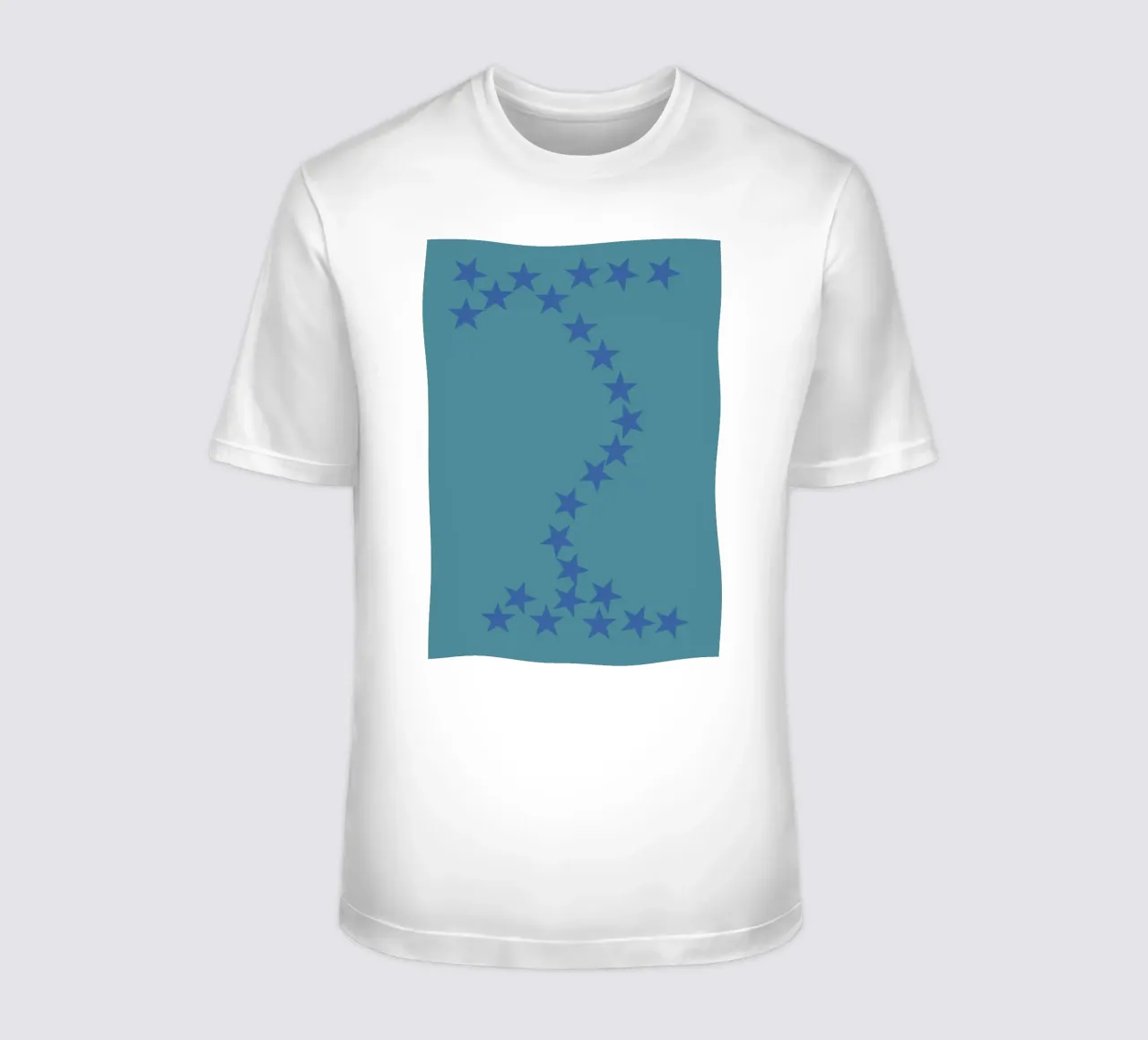 Stelle blu che cadono t-shirt da Something for you