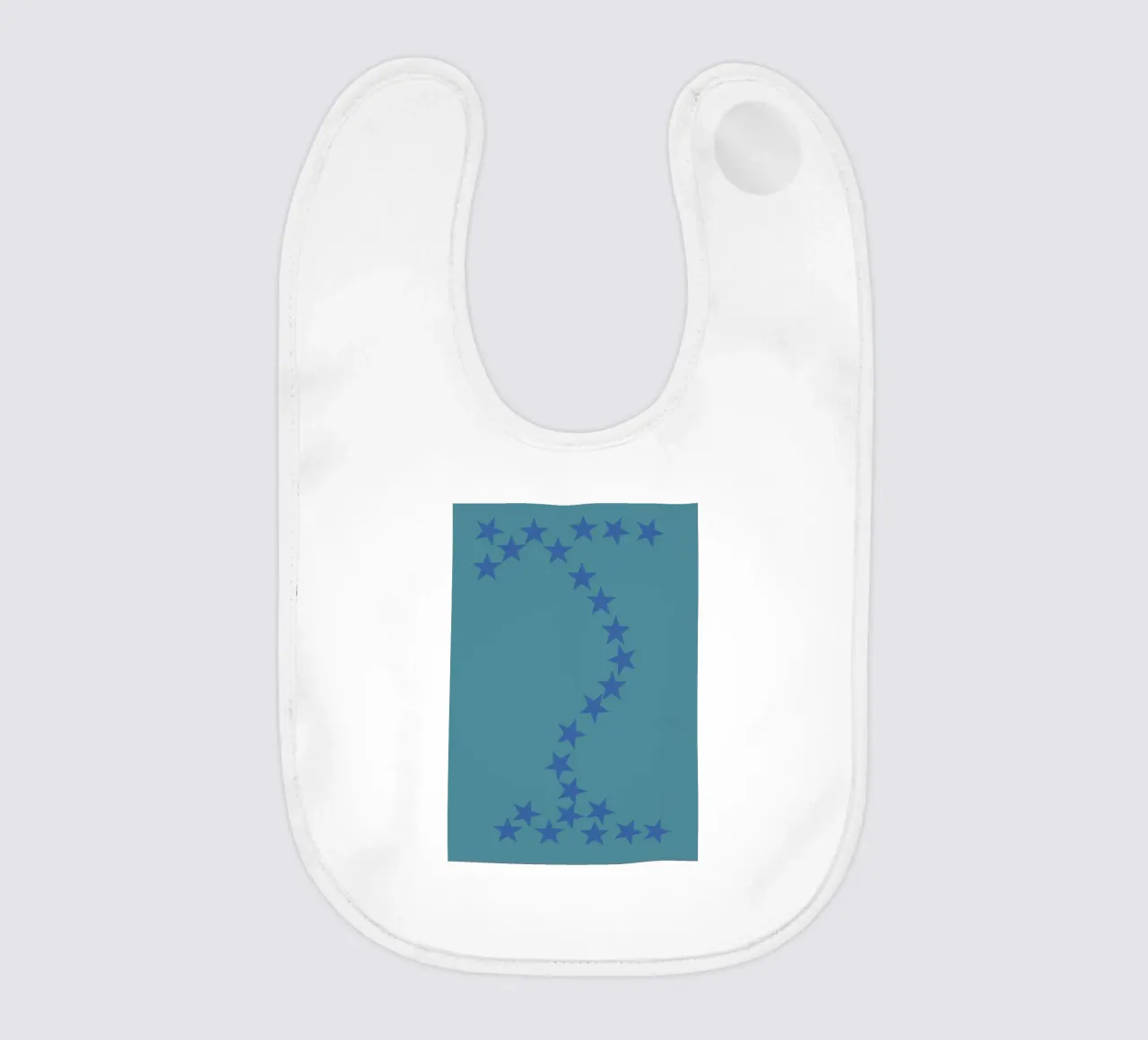 Stelle blu che cadono bavaglino da Something for you