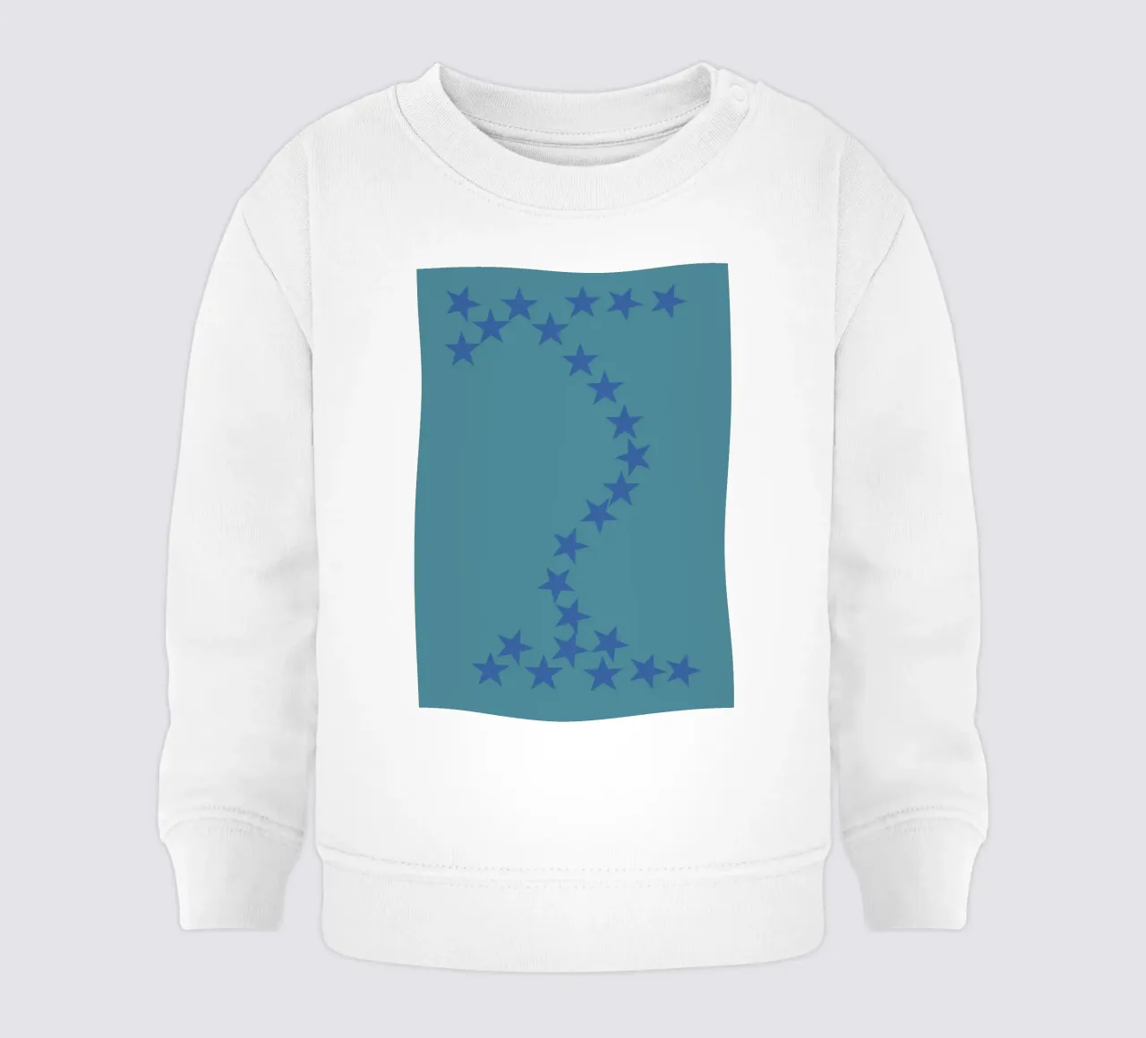 Stelle blu che cadono felpa neonato da Something for you