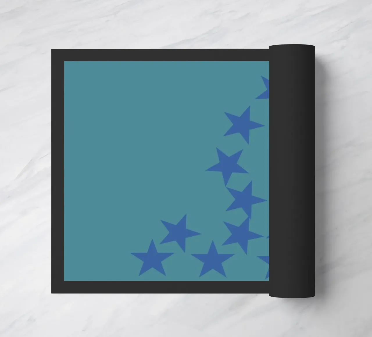 Stelle blu che cadono zerbino da Something for you