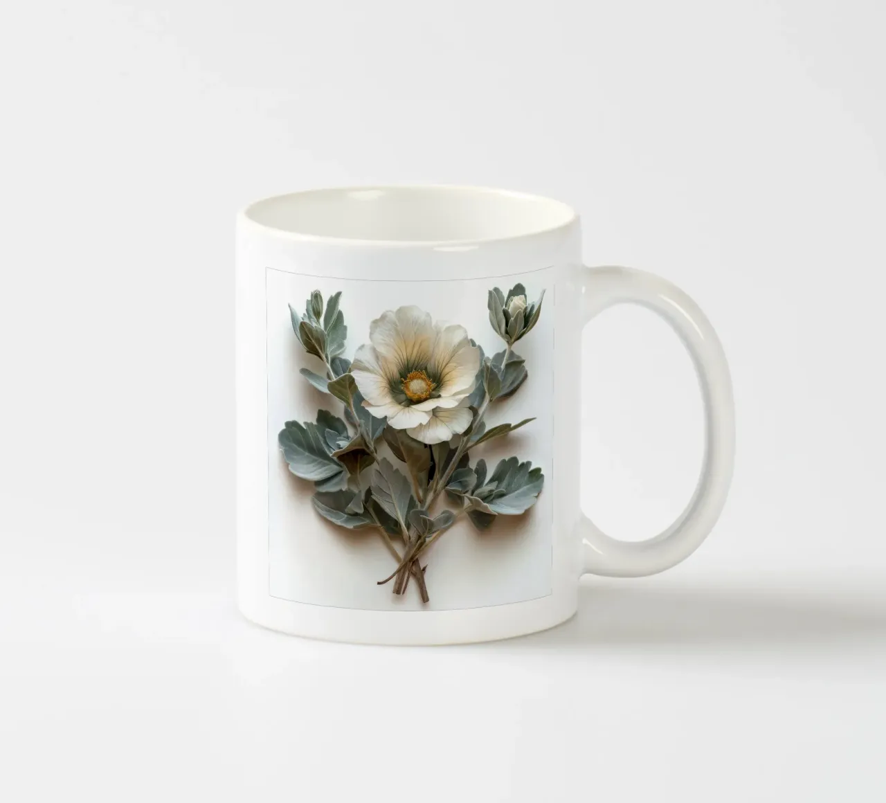 Fiore Dusty Miller 4 tazza in ceramica da Bold Blooms