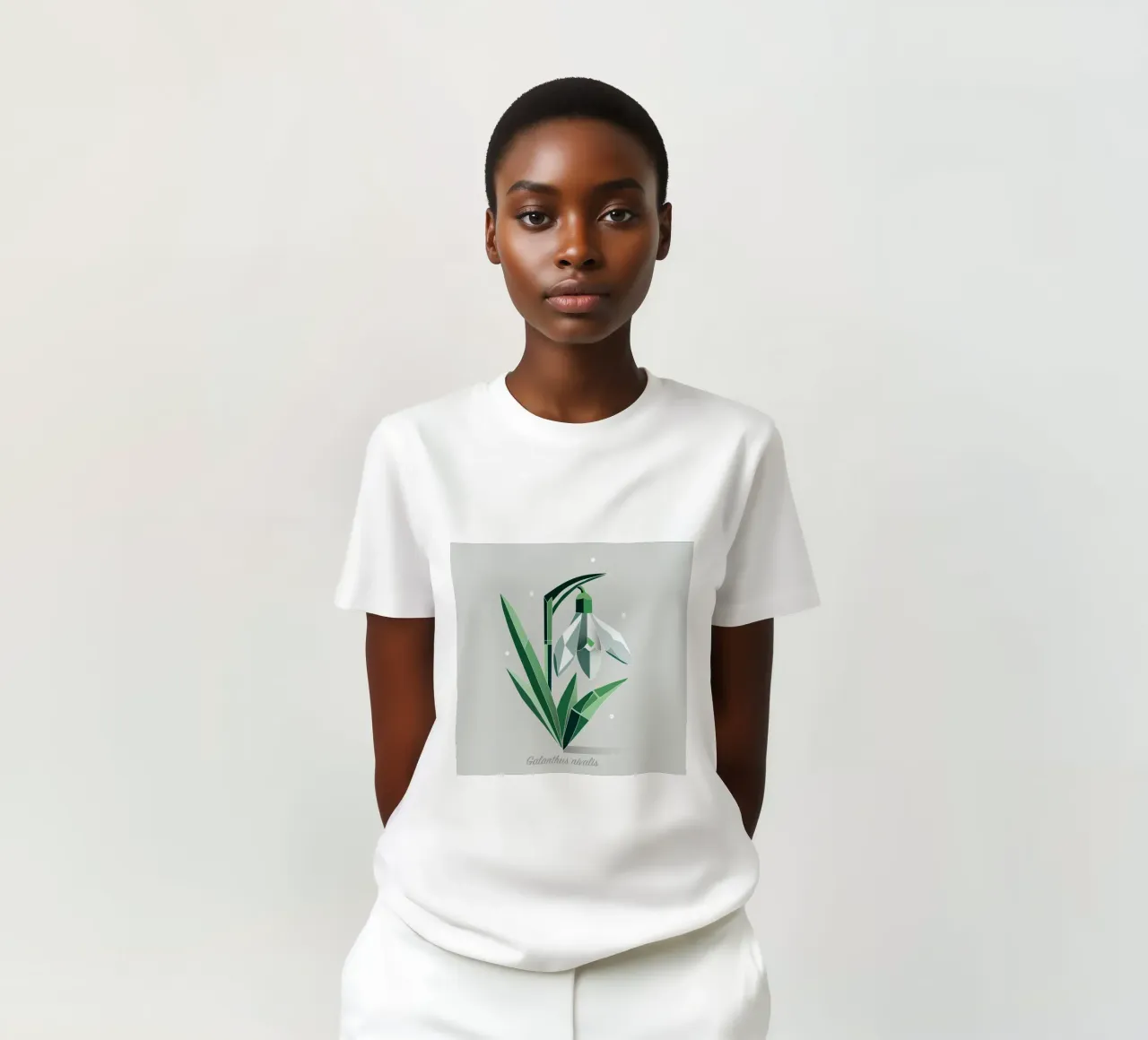 Snowdrops - Elegant representation of the early bloomers t-shirt by namosh
