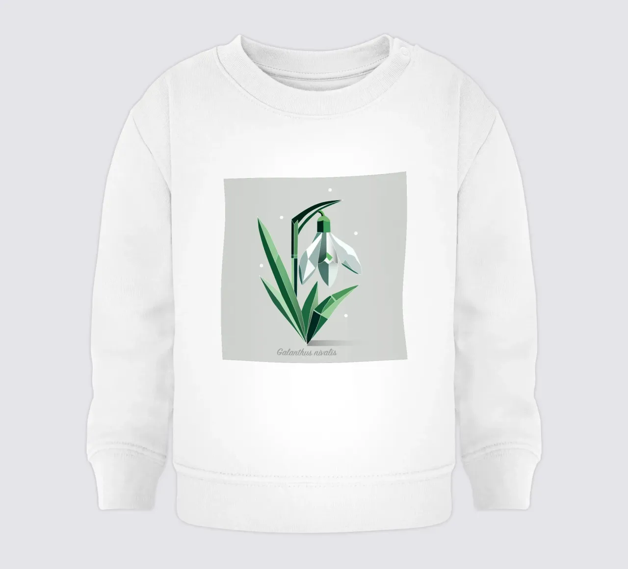 Snowdrops - Elegante representación de las flores tempranas sudadera de bebé de namosh