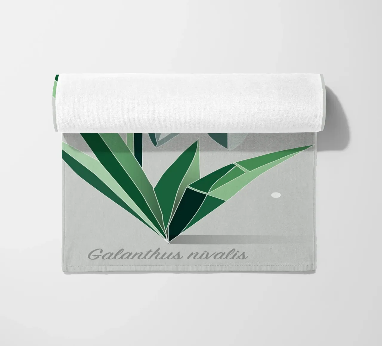 Snowdrops - Elegant representation of the early bloomers beach towel by namosh