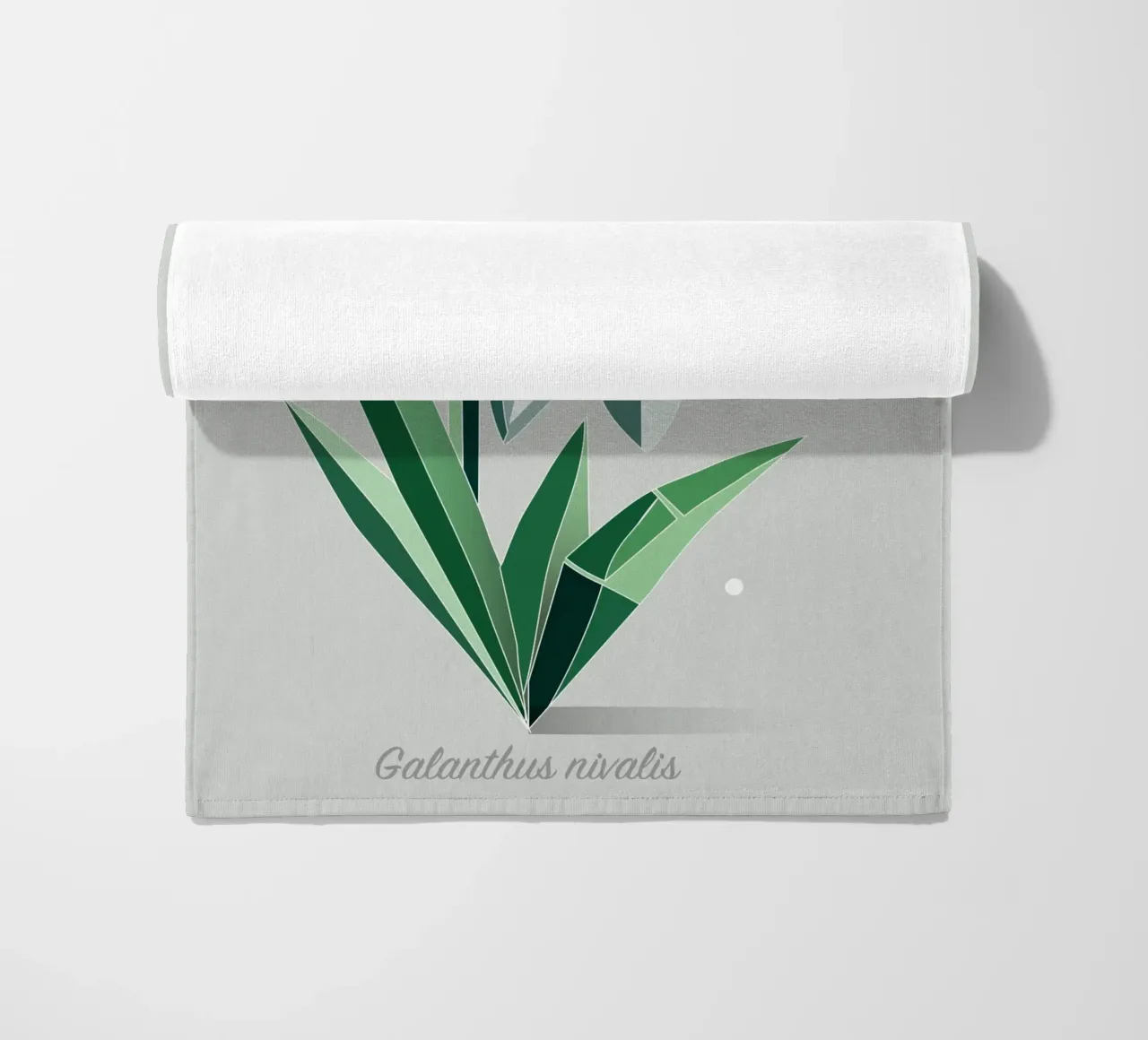 Snowdrops - Elegant representation of the early bloomers beach towel by namosh