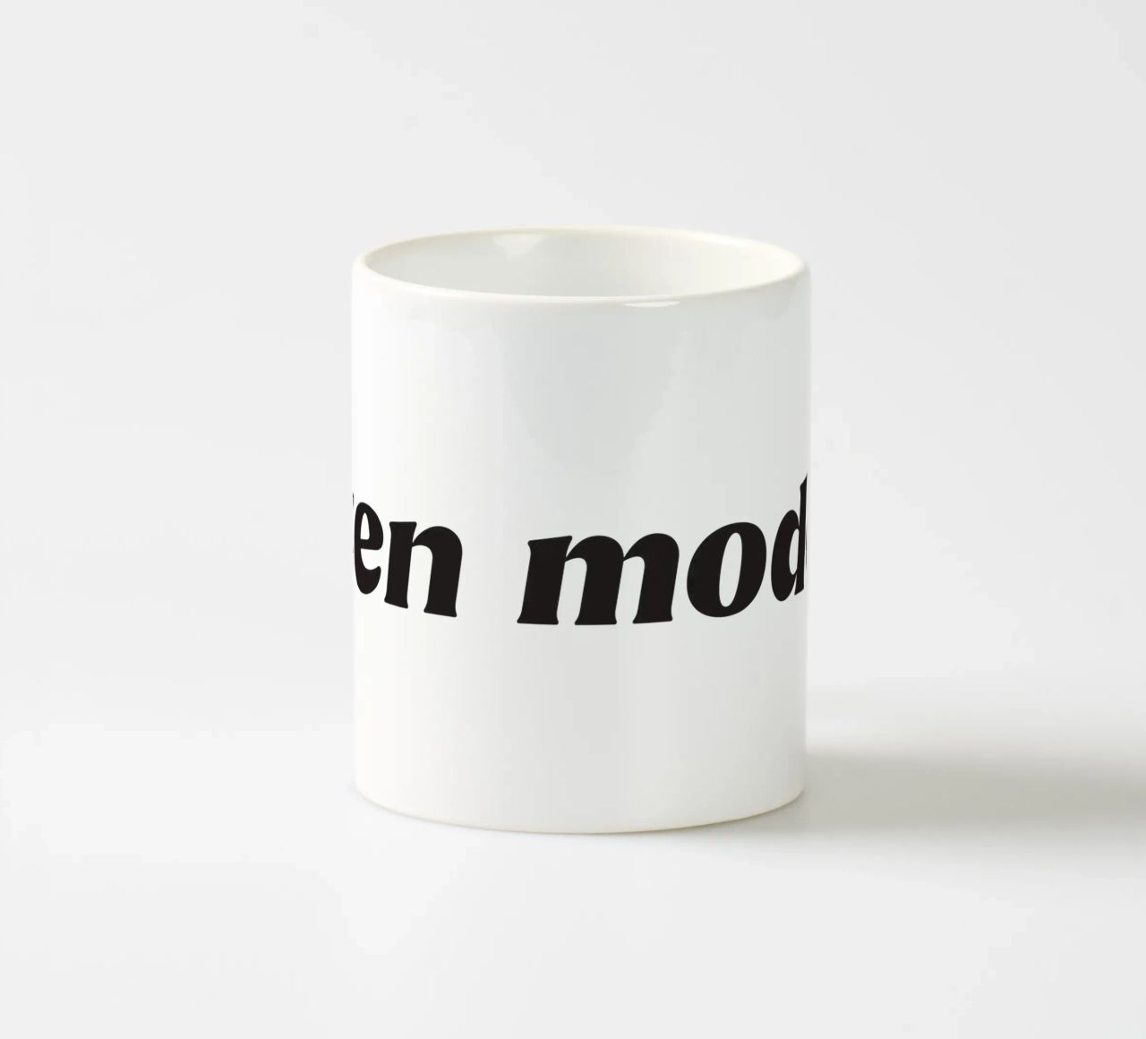 zen mode (No 5) tazza in ceramica da treechild
