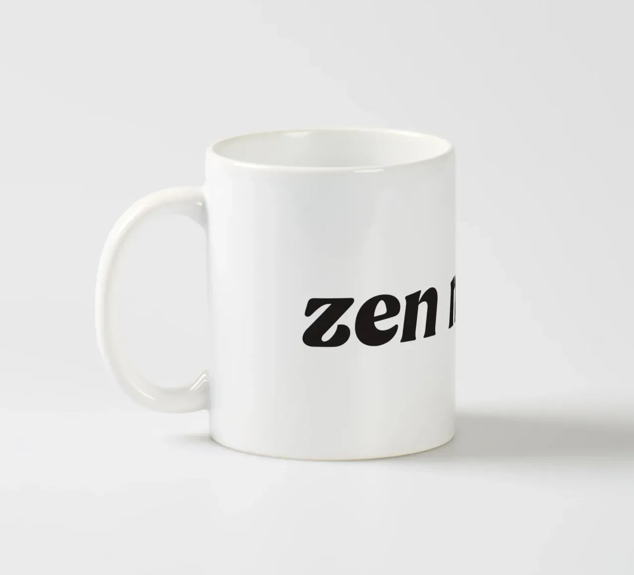 zen mode (No 5) Keramik Tasse von treechild