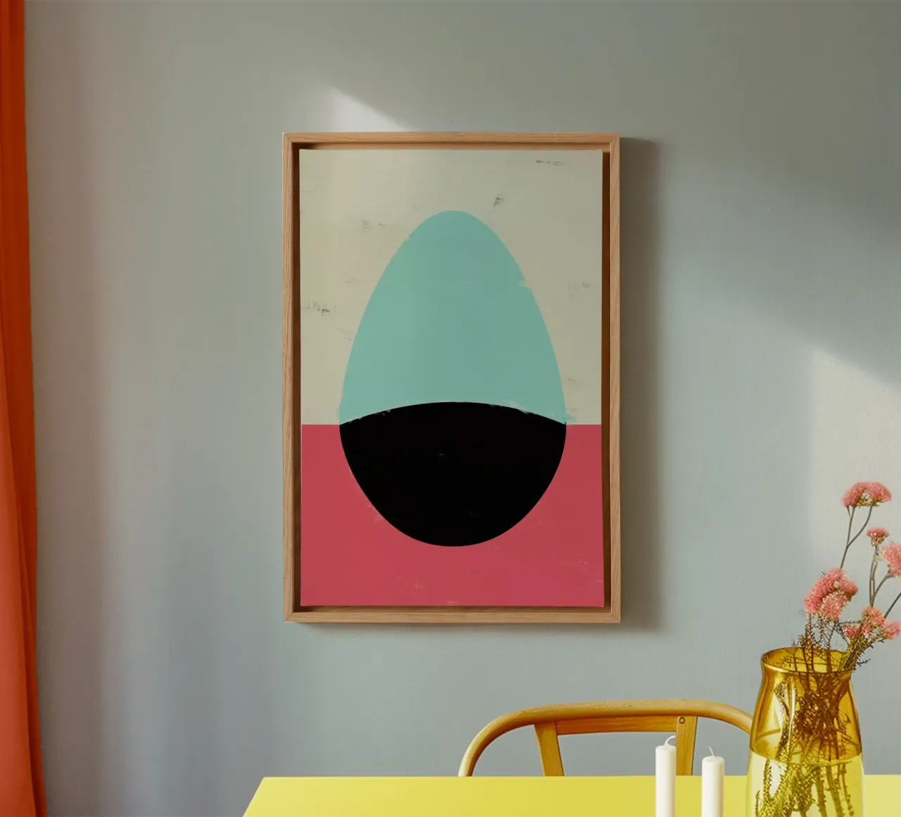 HERE IV canvas met Baklijst van Metron