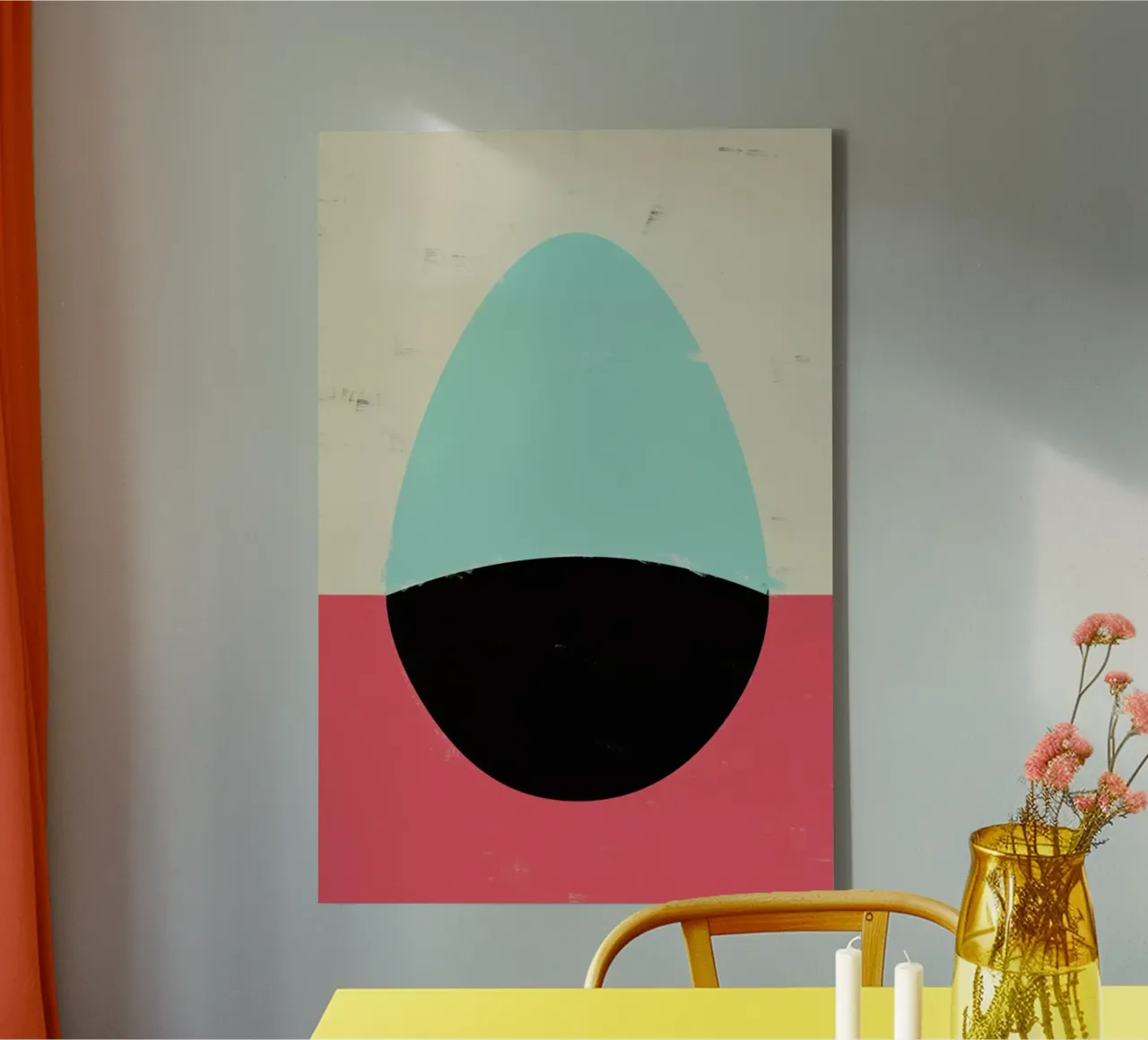 HERE IV canvas met Baklijst van Metron