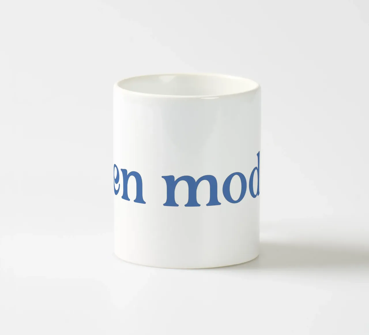 zen mode 6 (Blue) tazza in ceramica da treechild