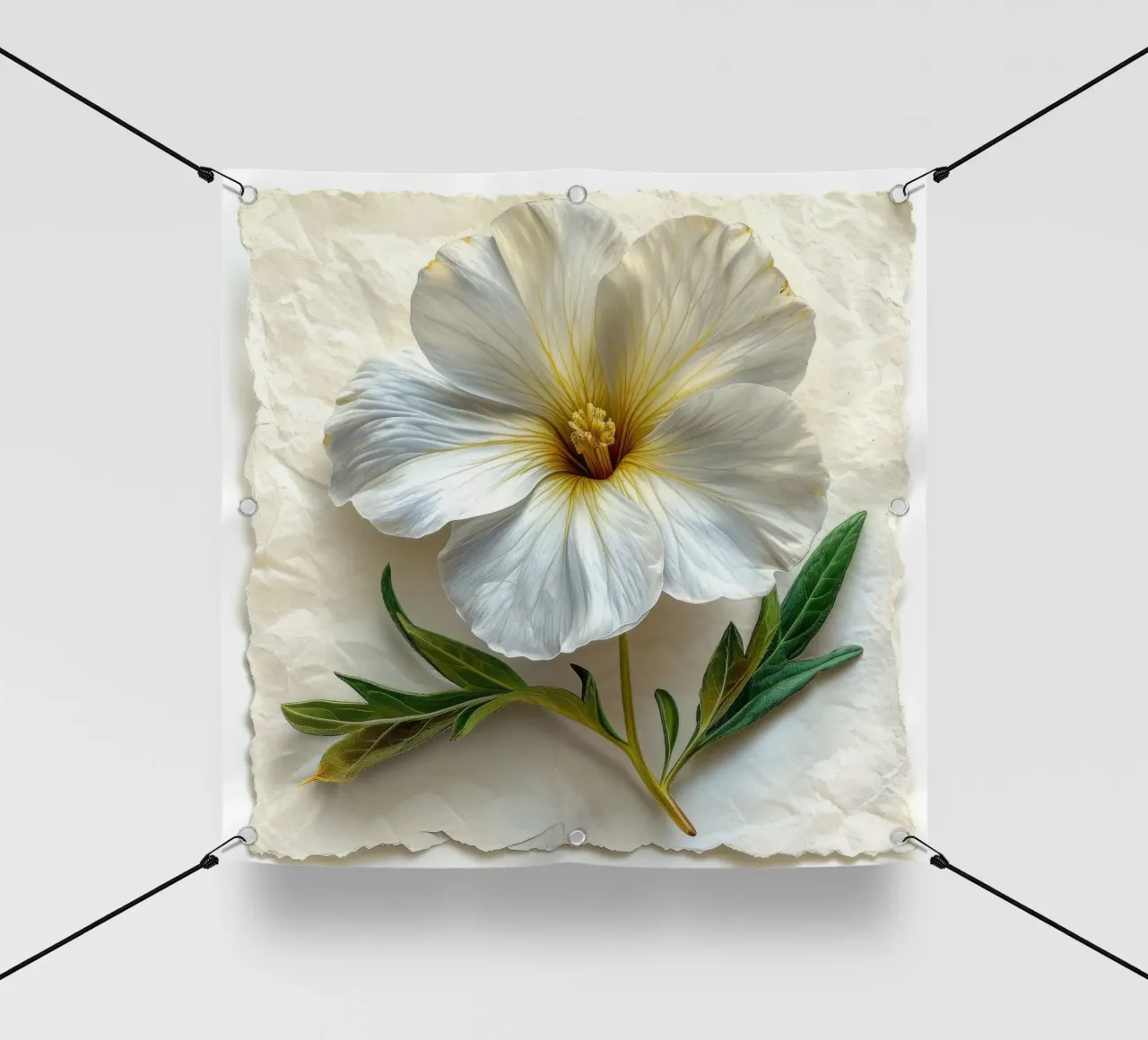 Fiore di enotera 3 telo in pvc da Bold Blooms