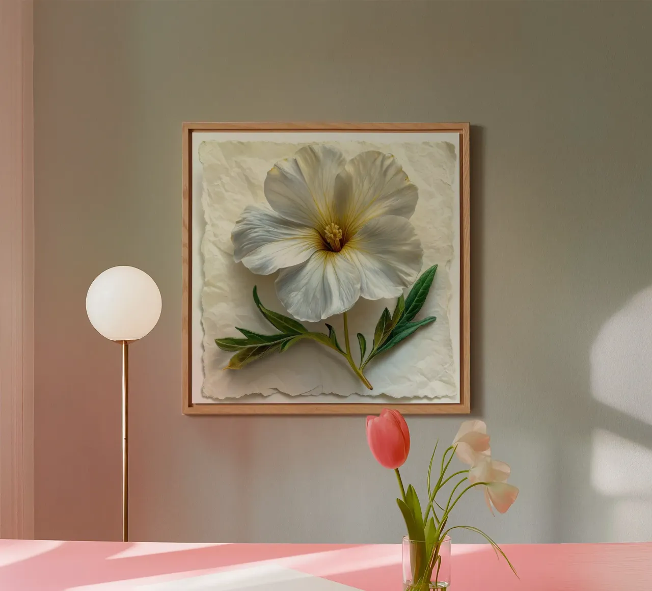Nachtkerzenblüten 3 Alu-Dibond von Bold Blooms