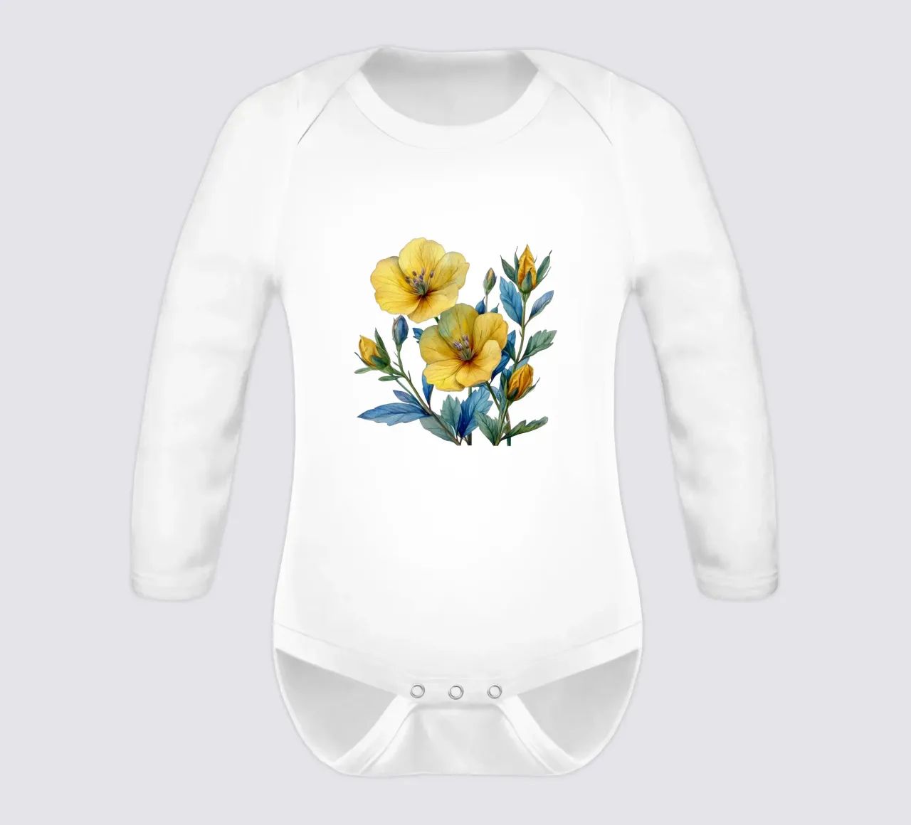 Fleur d'onagre 4 body manches longues de Bold Blooms