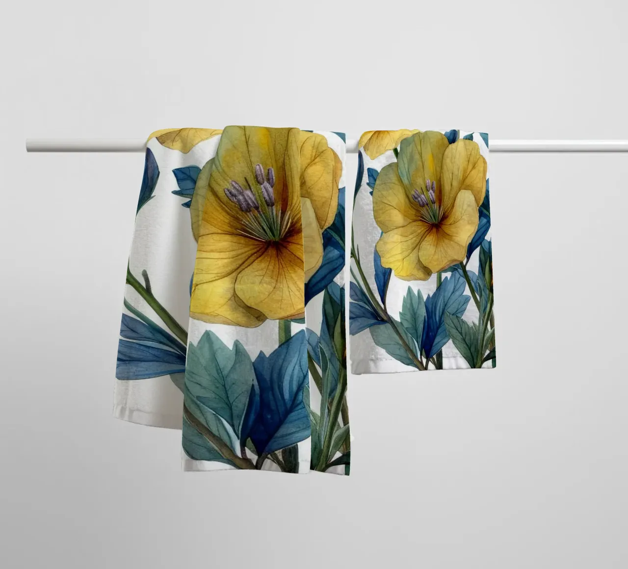 Evening Primrose Flower 4 towel by Bold Blooms