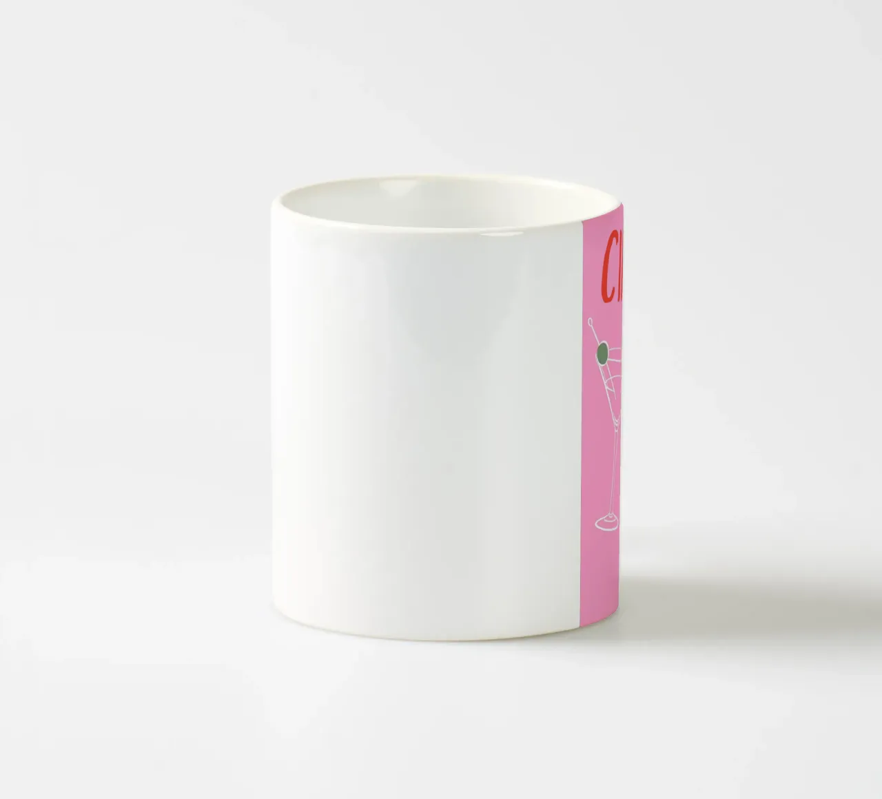 CIN CIN, cocktail Martini, detto francese tazza in ceramica da pdigitalprints