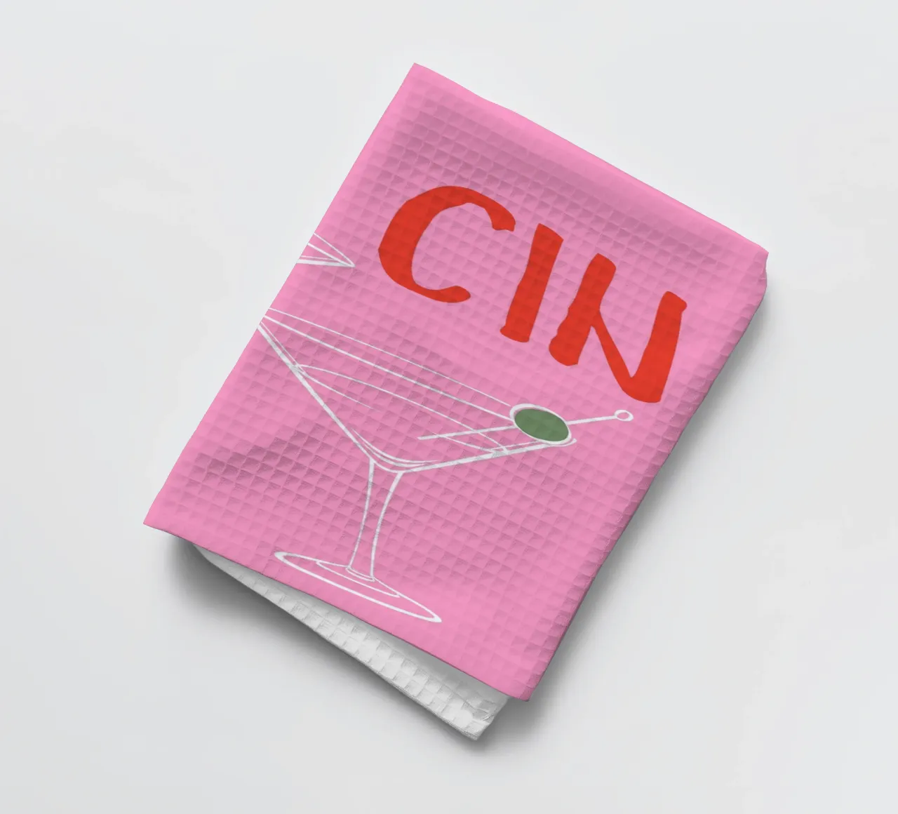 CIN CIN, cocktail Martini, detto francese canovaccio da cucina da pdigitalprints