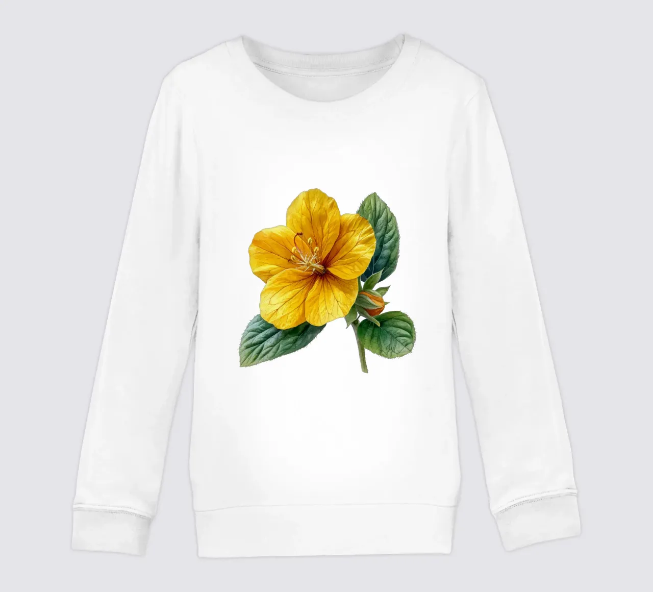 Fiore di enotera 1 felpa bambino da Bold Blooms