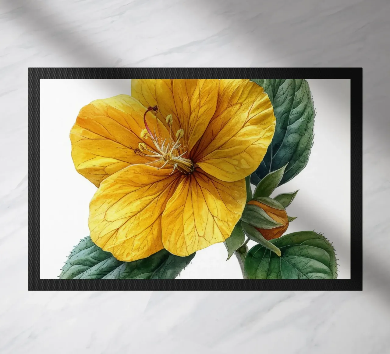Fiore di enotera 1 zerbino da Bold Blooms