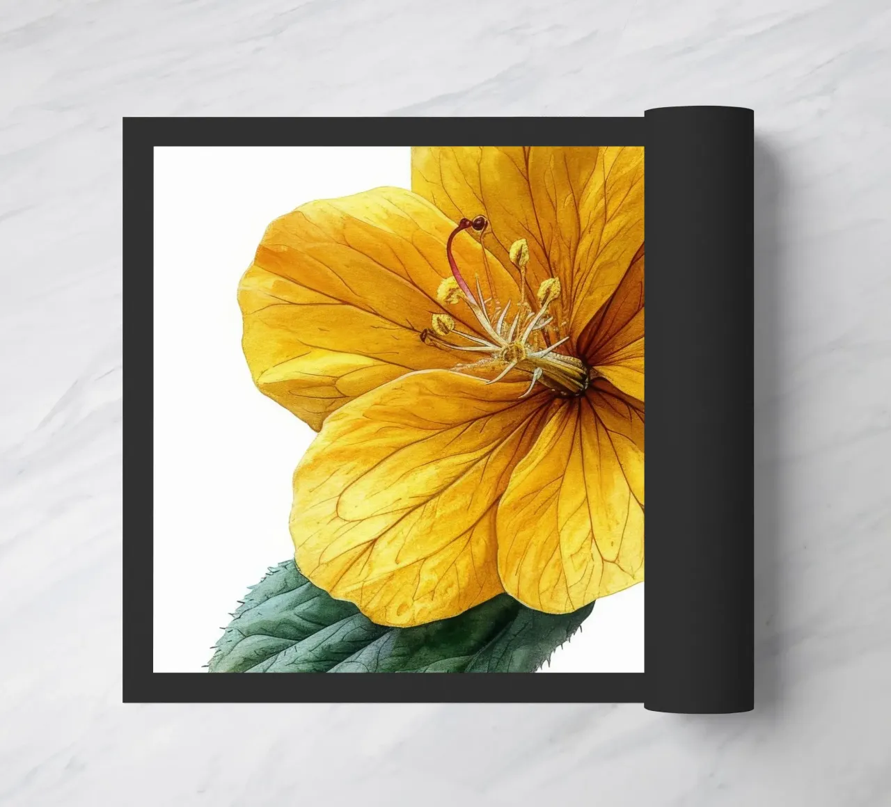 Fiore di enotera 1 zerbino da Bold Blooms
