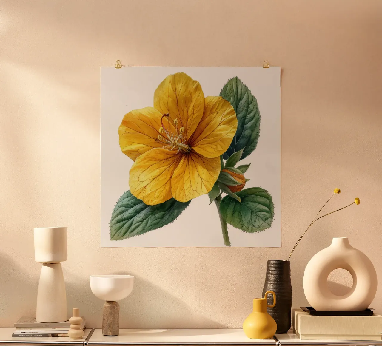 Fiore di enotera 1 poster da Bold Blooms